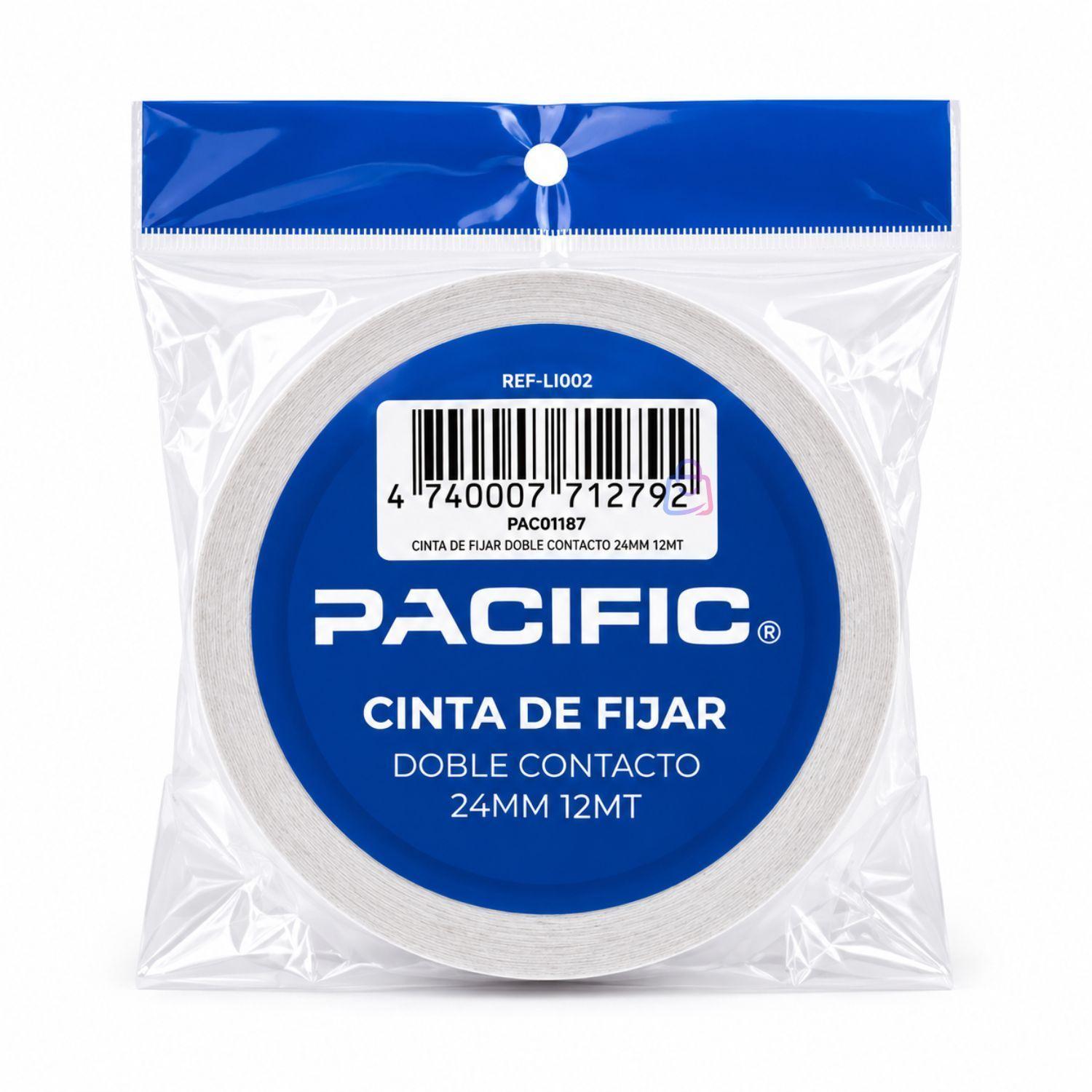 Cinta Doble Contacto 24mm X 12m Adhesiva Doble Faz PS-3