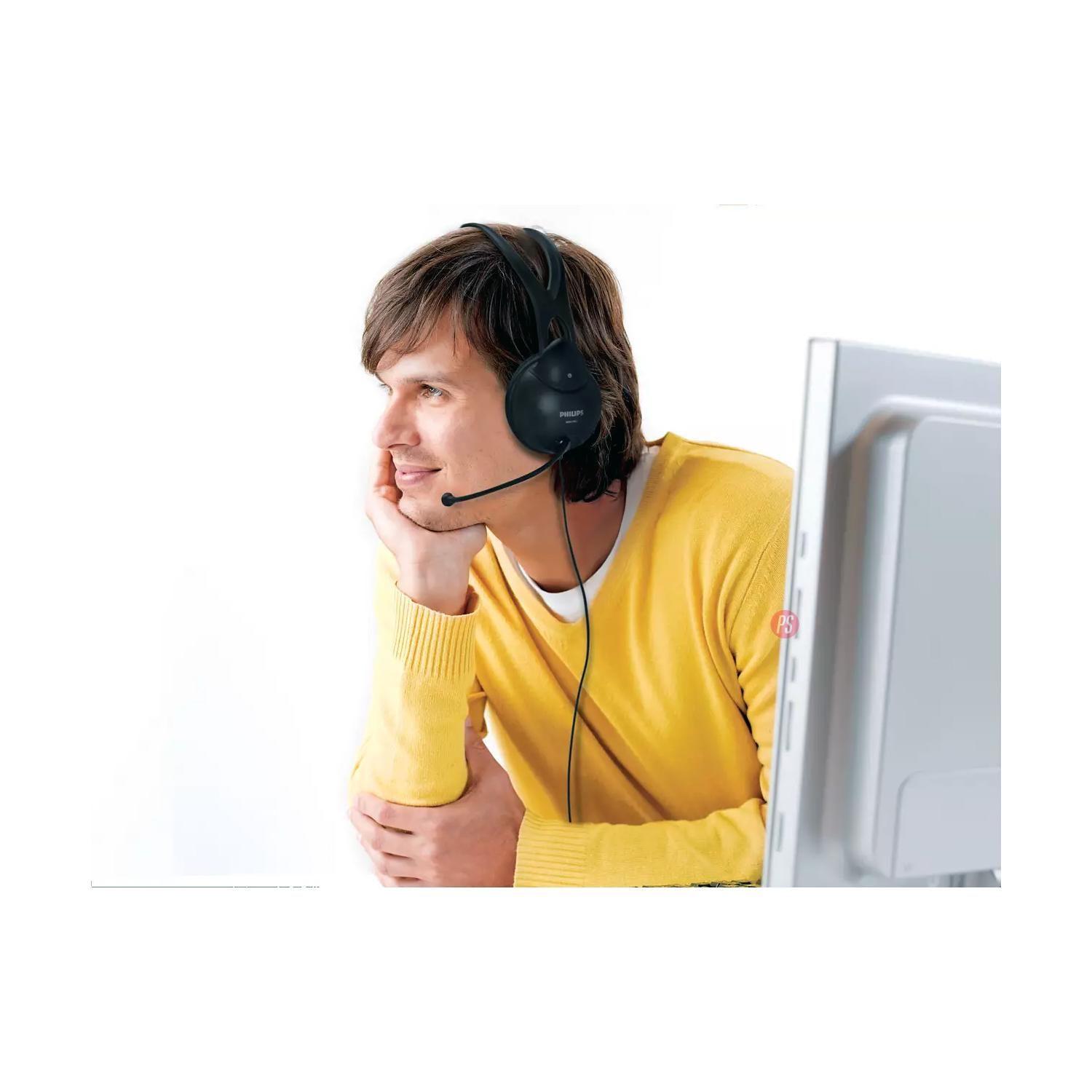 Audífonos Con Micrófono Para PC Philips Shm1900 - PS-2