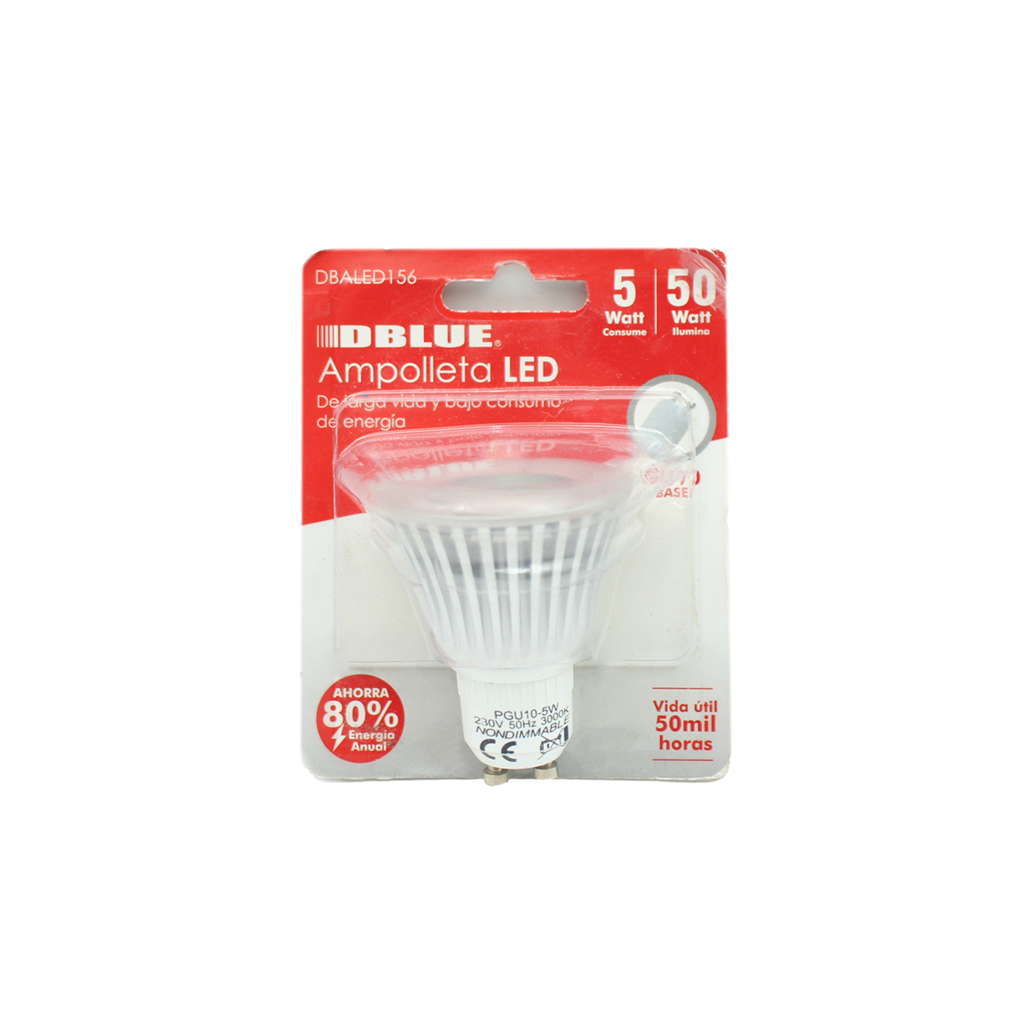 Ampolleta Led 5w Conector Gu10 - PuntoStore-2