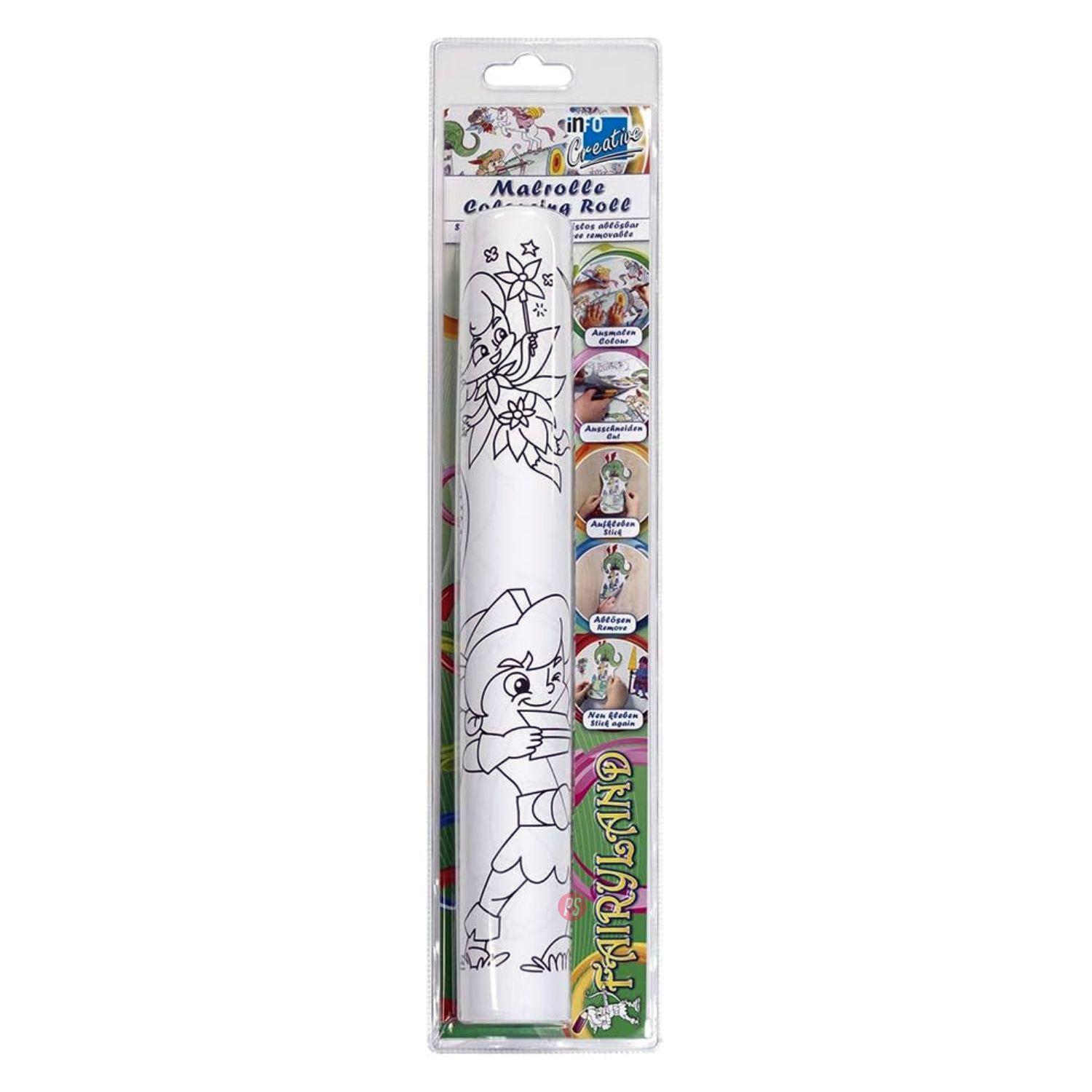 Adhesivo Para Colorear Diseño Hadas 4mts - Ps-3