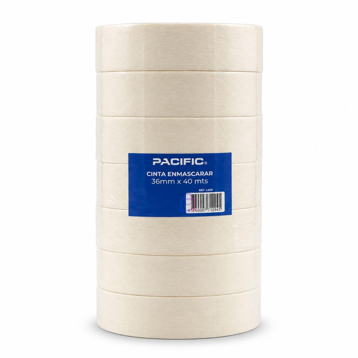 Pack 7 Cintas Enmascarar Masking Tape 36mm X 40m PS-3