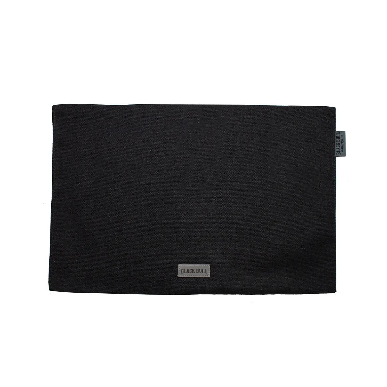 Individual Cotton Canvas Black Bull - PS-0