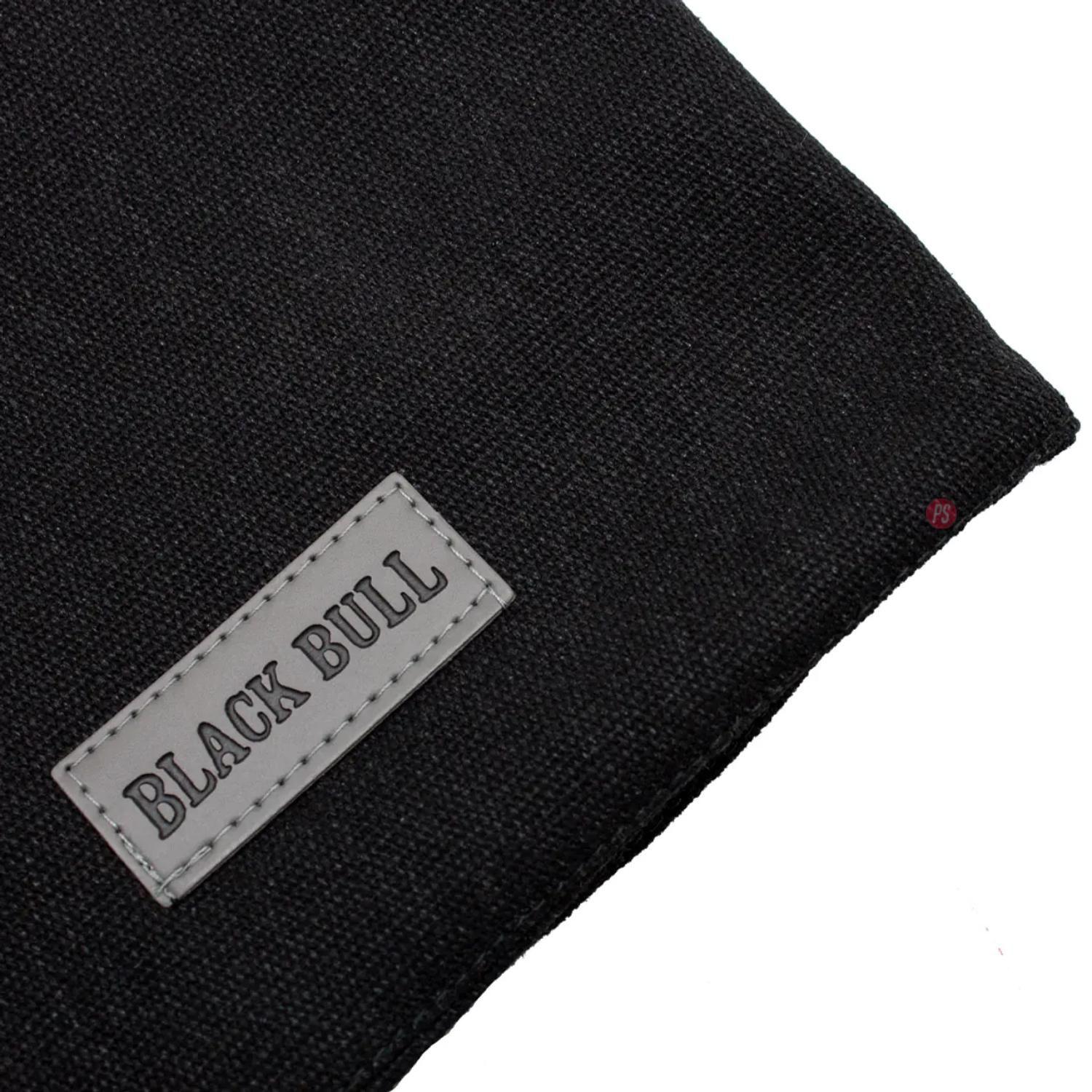 Individual Cotton Canvas Black Bull - PS-2