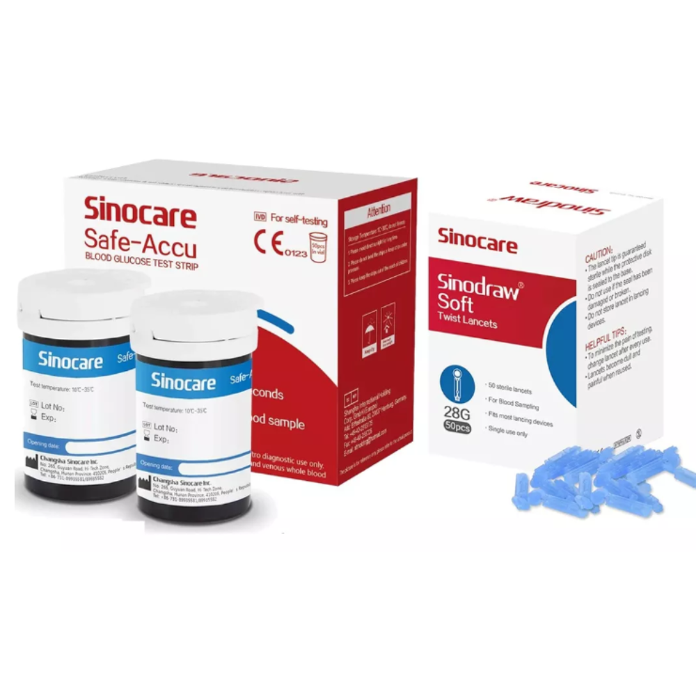 50 CINTAS TIRAS REACTIVAS+50 LANCETAS SAFE ACCU-0