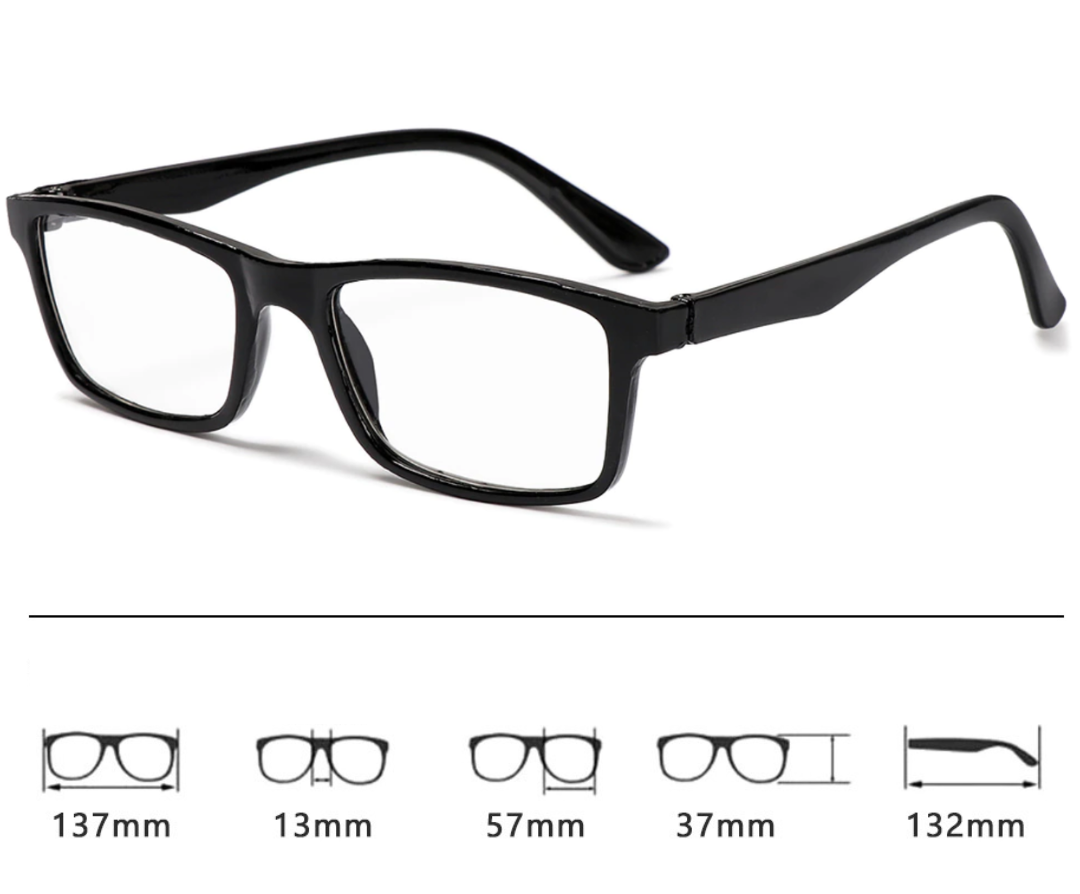 Pack Lentes Multifocal Dioptria 100 Presbicia De Lectura Anteojos Opticos Set-7