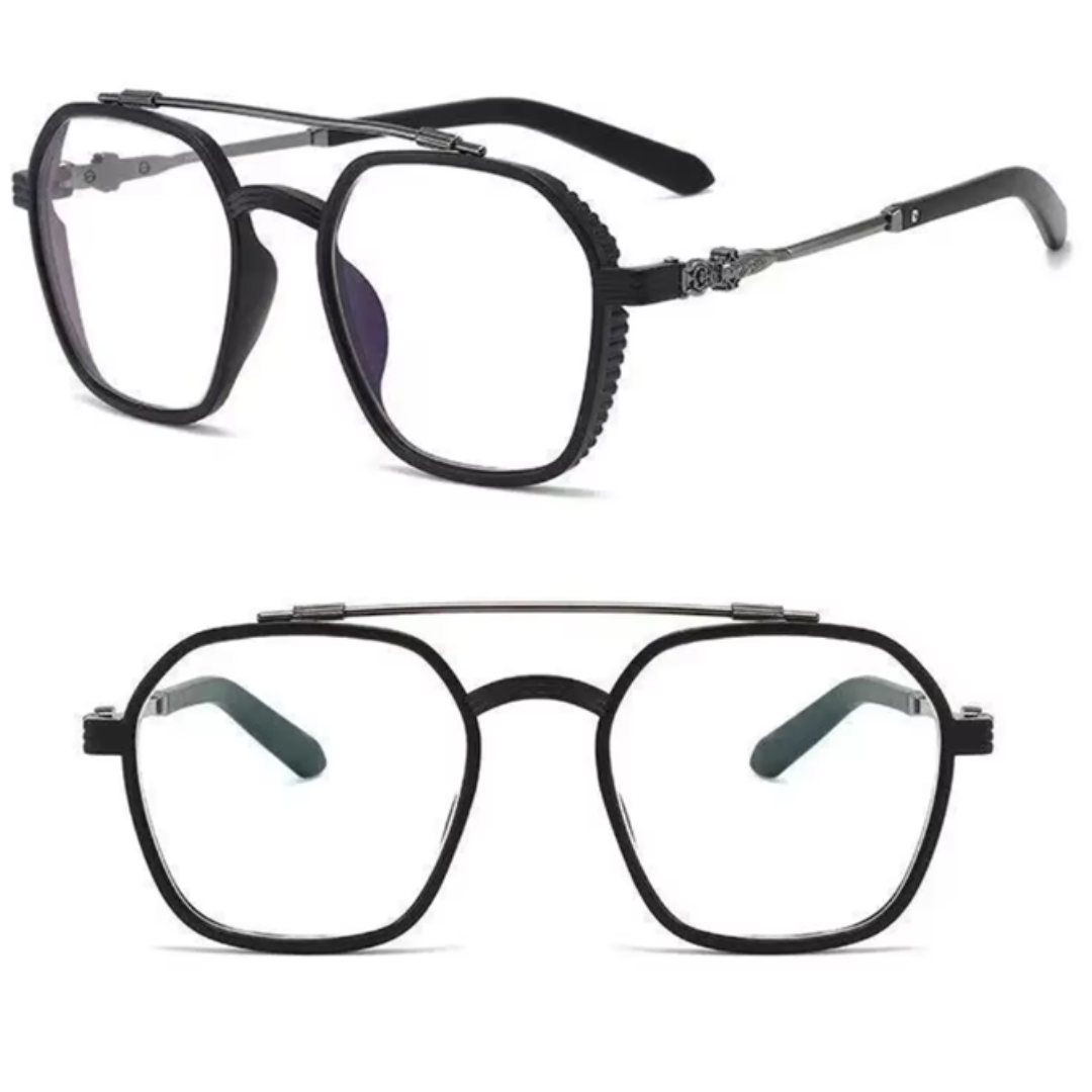 Lentes Descanso Cl sicos Gamer Retro 80s Gafas Anti Luz Azul-0