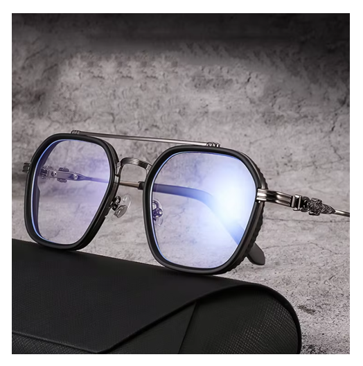 Lentes Descanso Cl sicos Gamer Retro 80s Gafas Anti Luz Azul-5