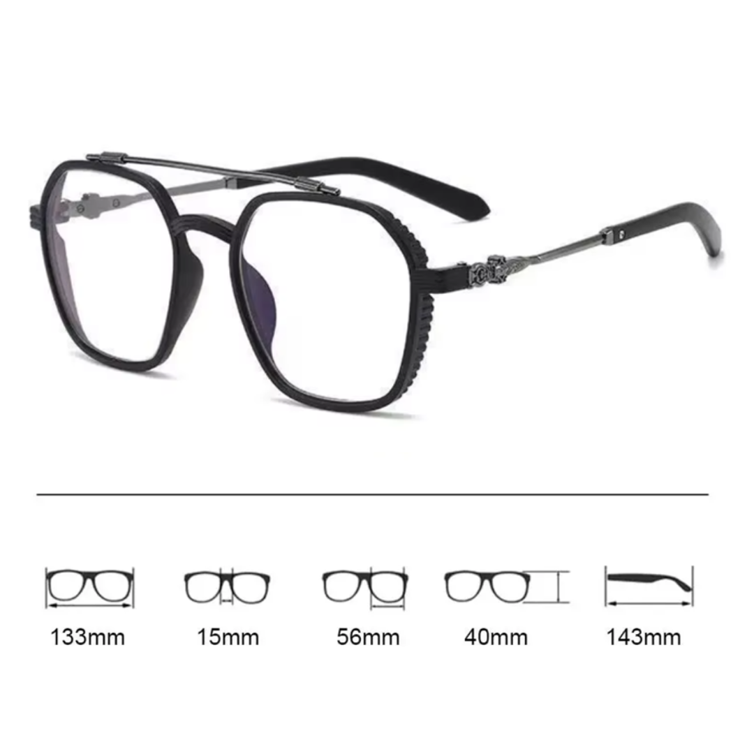Lentes Descanso Cl sicos Gamer Retro 80s Gafas Anti Luz Azul-9