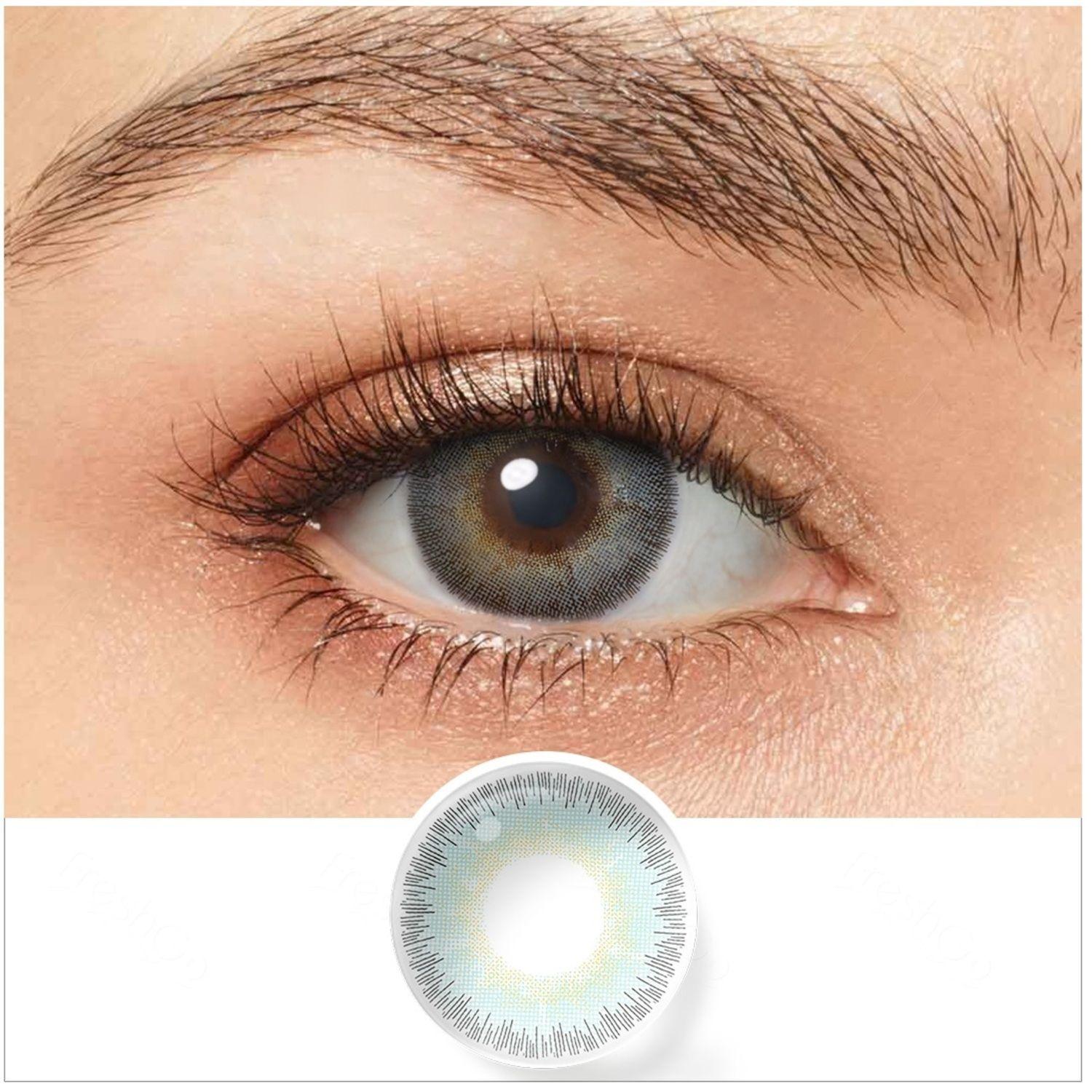 Par De Lentes De Contacto Línea Elite Color Azul Noche-2