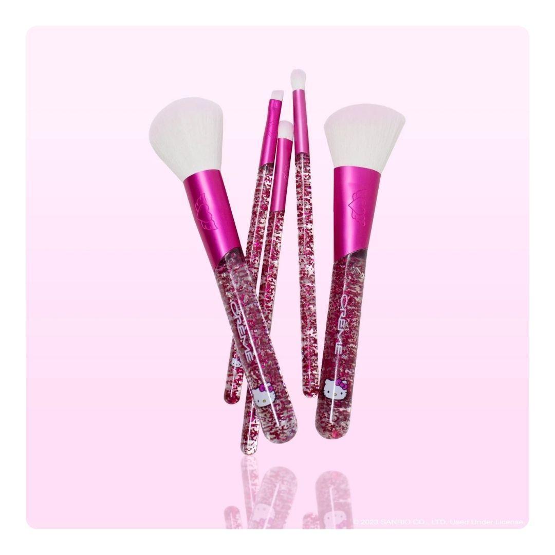 Set 5 Brochas Hello Kitty Luv Wave Brush Set-2
