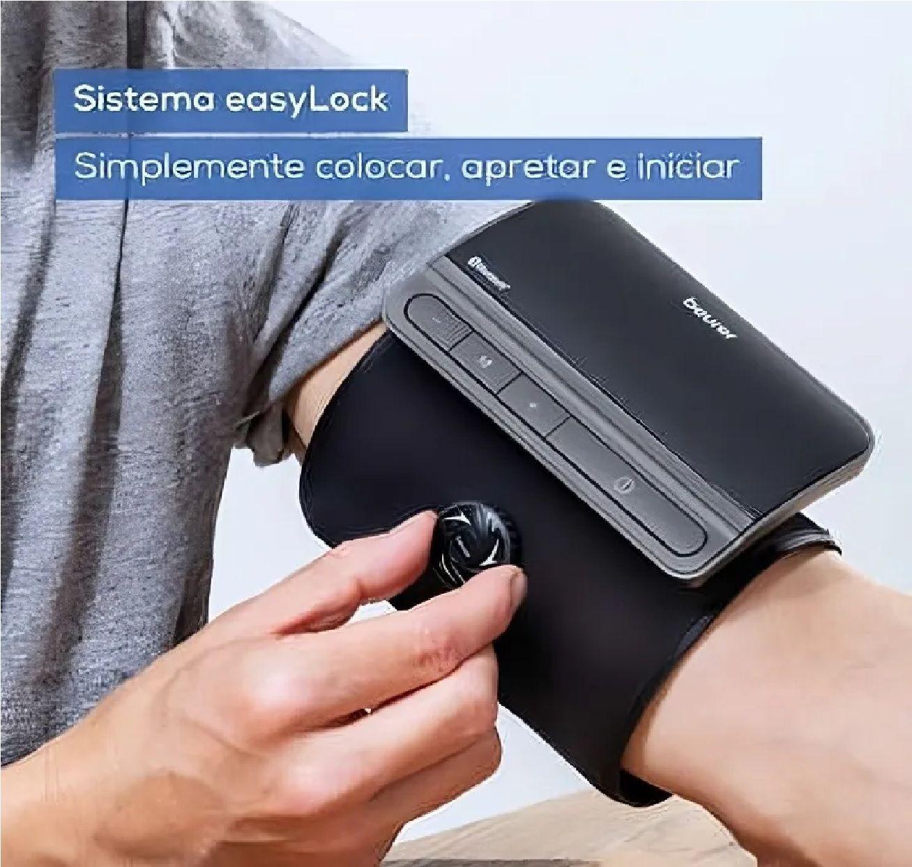 Toma Presión Digital De Brazo Easylock Bluetooth Tensiómetro Beurer Bm 81-5