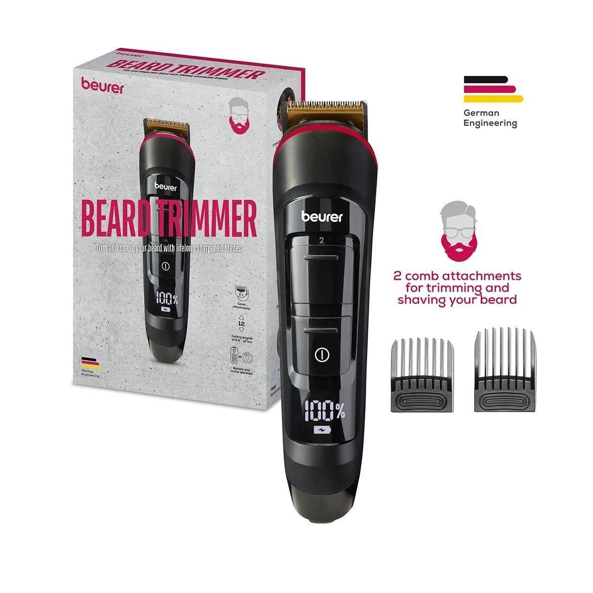 Recortador De Barba Digital Cortabarba Usb Beurer Mn4x-4