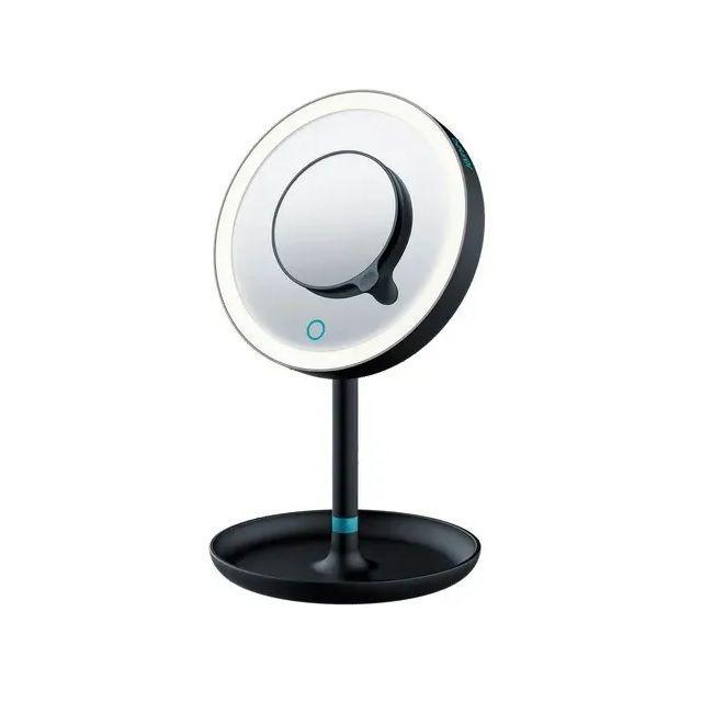 Espejo Con Luz De 5 Aumentos Edición Black Line Bs45 Beurer Color Del Marco Azul Petróleo-0