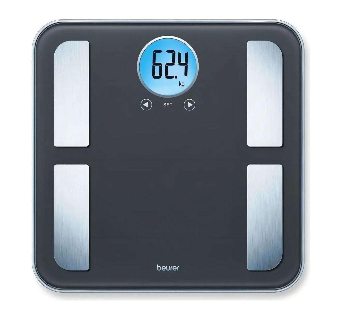      Balanza Digital Diagnóstica Vidrio Hasta 180kg Beurer Bf195-0
