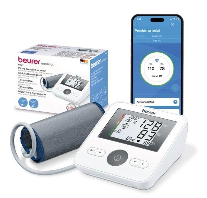 Toma Presión Digital De Brazo Automático Tensiómetro Beurer Bm 27-0