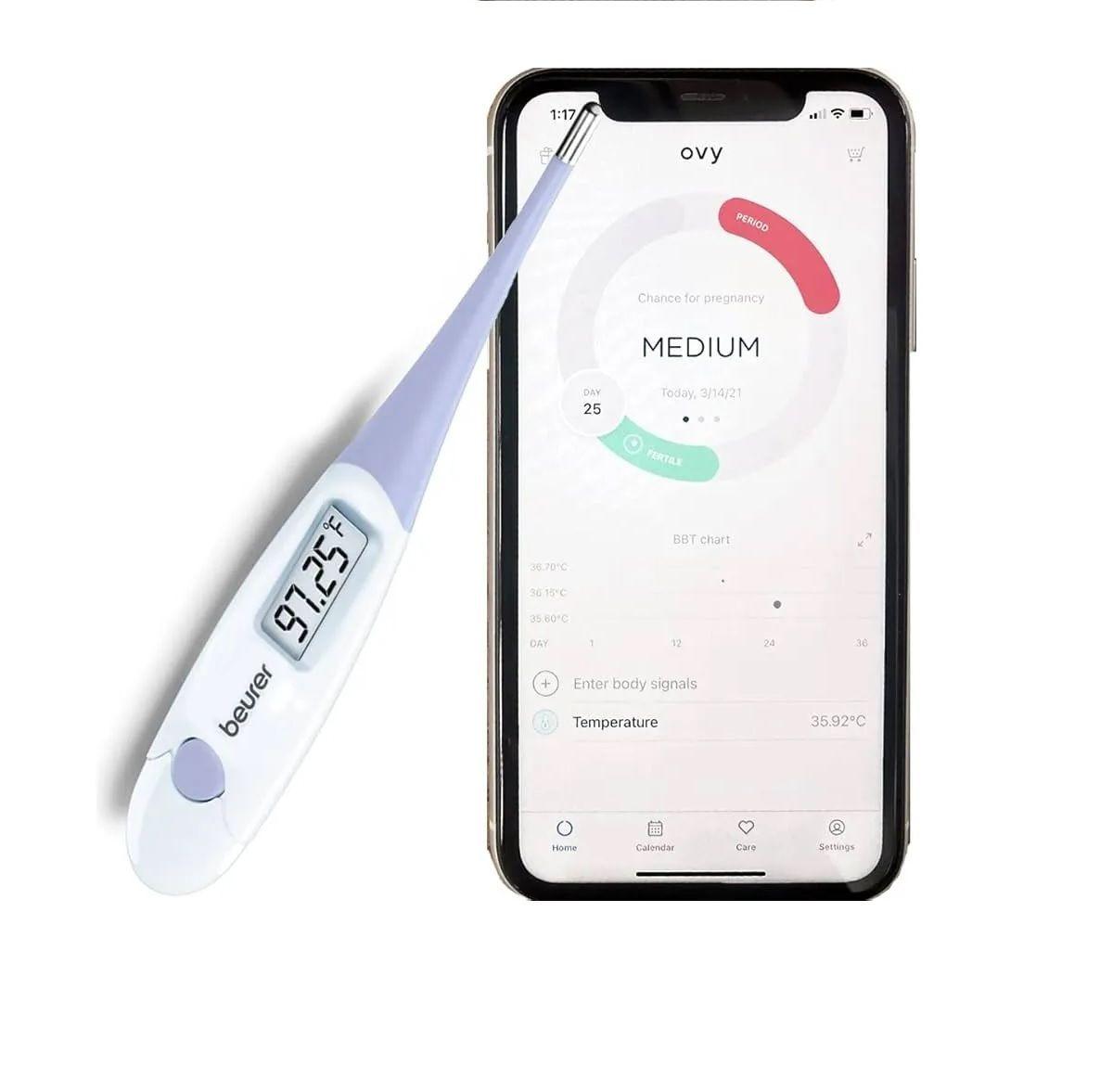 Termómetro Basal Control Ciclo Embarazo + App Beurer Ot 20-2