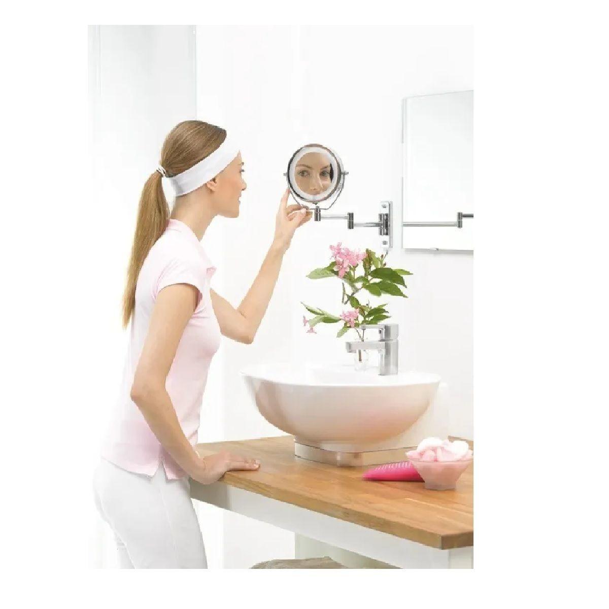      Espejo Maquillaje De Pared Y Mesa Profesional Beurer Bs59-3