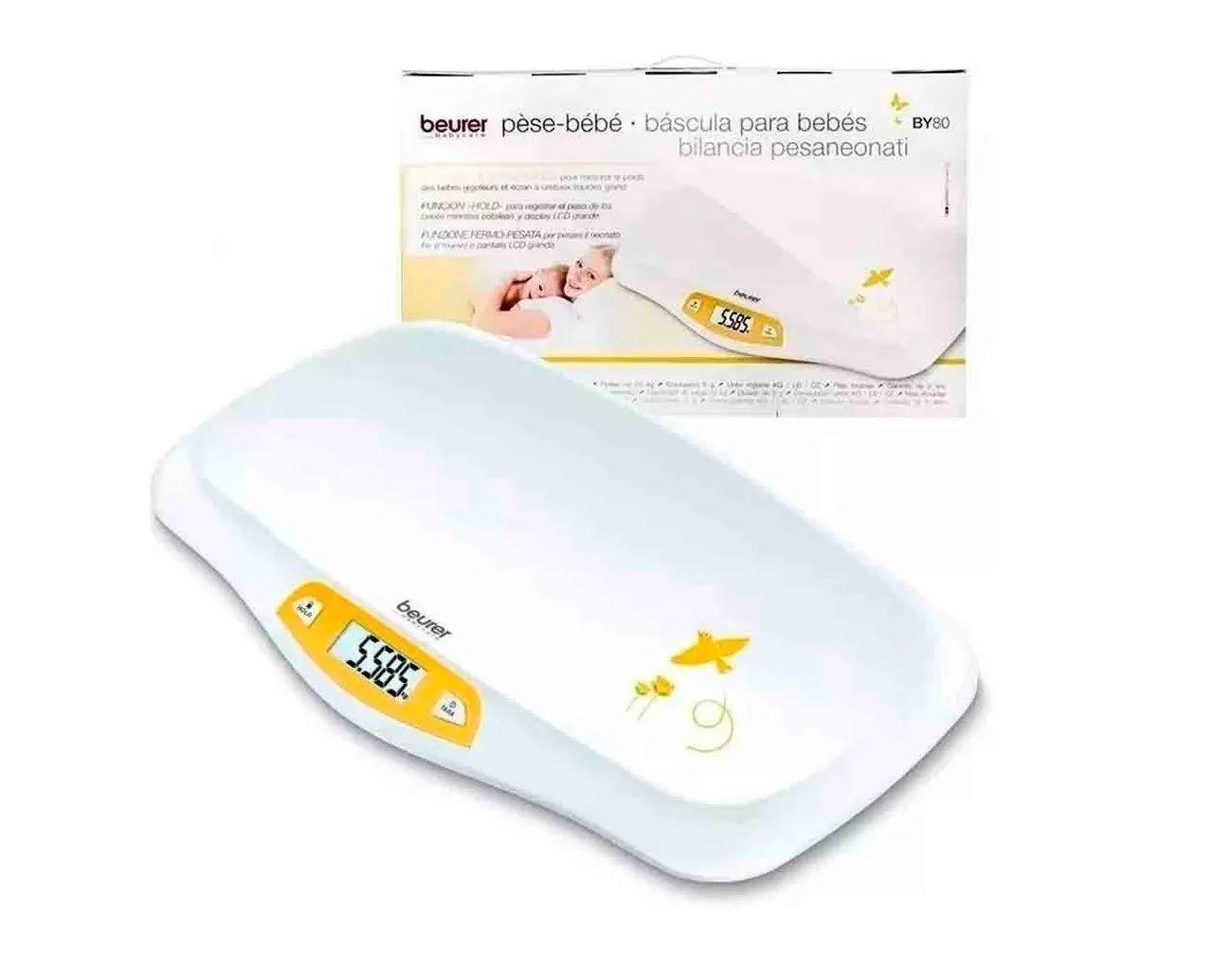      Báscula Digital Pediátrica Beurer Balanza Bebé By 80 Blanca-5