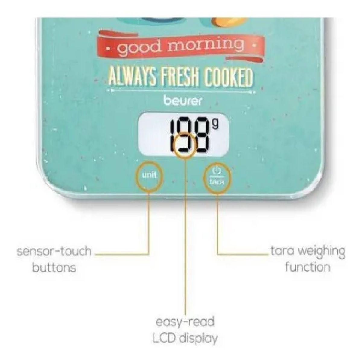 Pesa Digital De Cocina De Beurer Ks 19 Breakfast-0