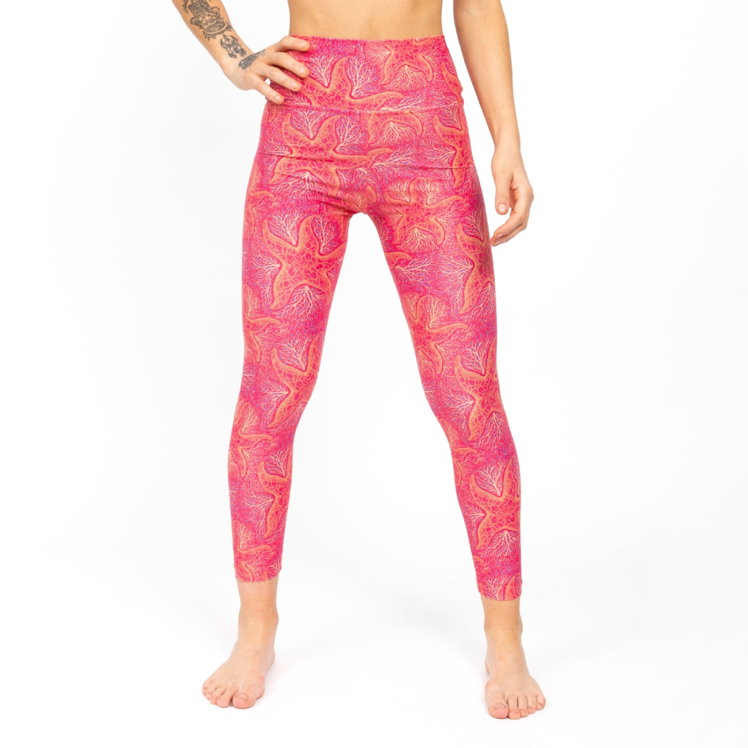 Legging 7/8 Starfish Deportivo Coral Kimonada-0