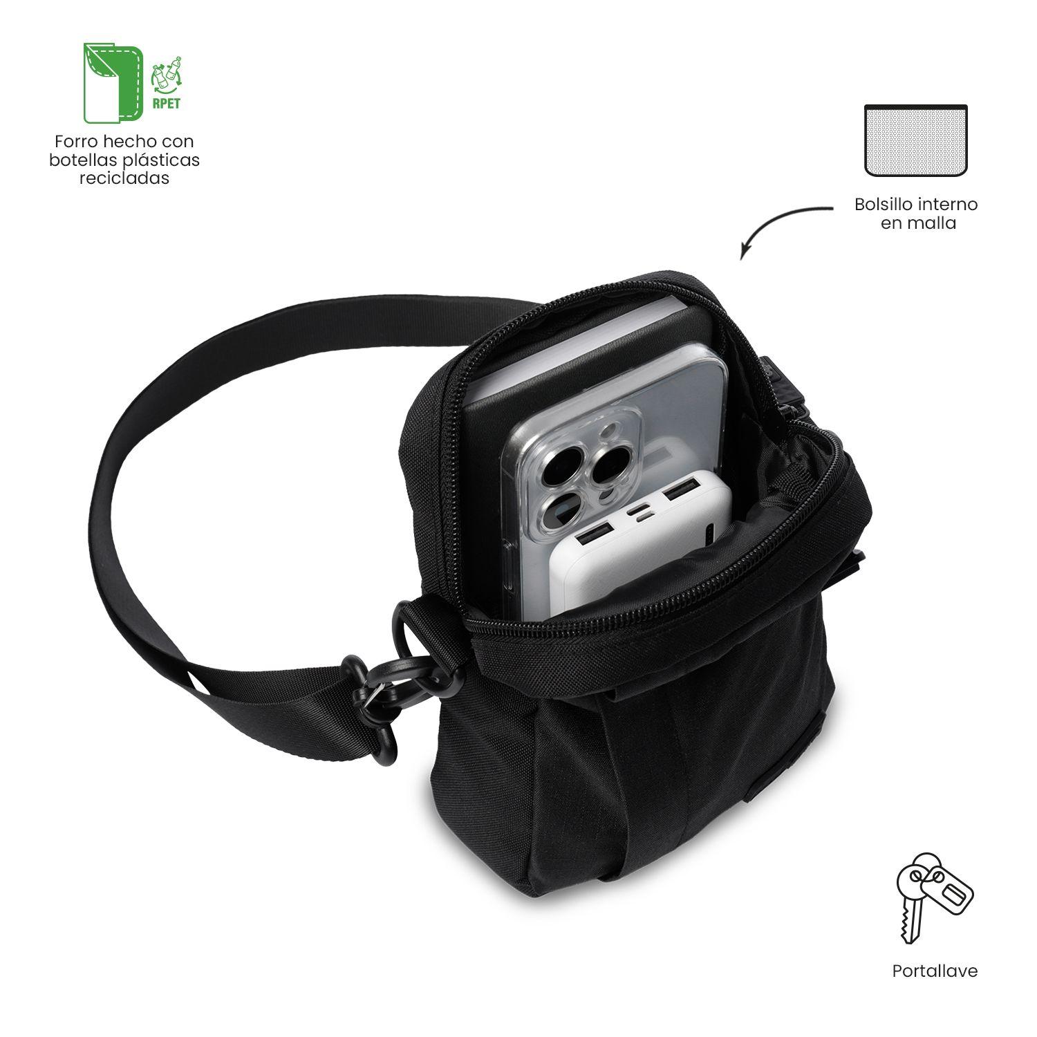Bolso para Hombre Balao 3.0 tipo Crossbody Pequeño Negro-4