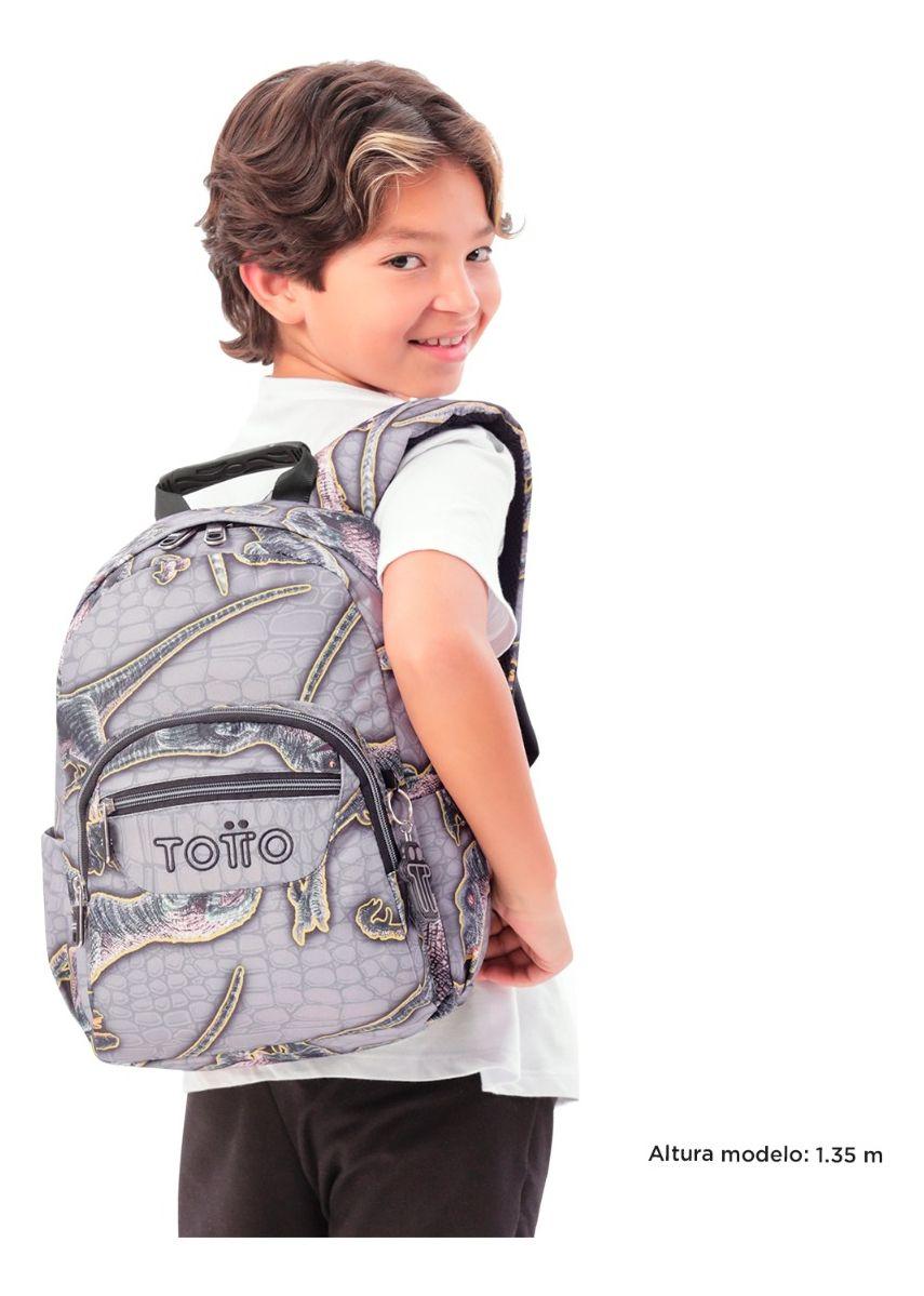 Totto Mochila Notebook Escolar Niño Impermeable Eco003-1
