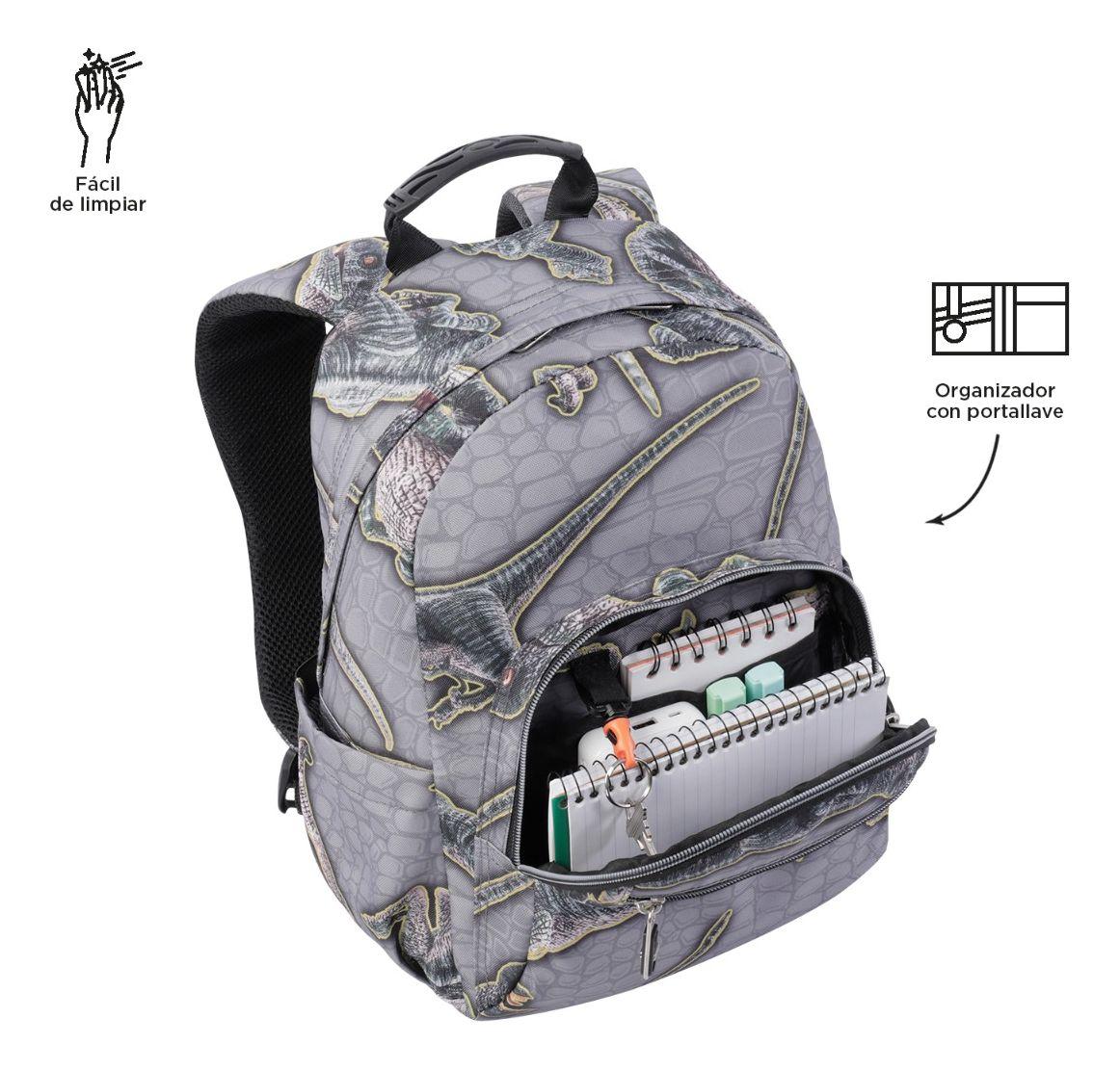 Totto Mochila Notebook Escolar Niño Impermeable Eco003-5