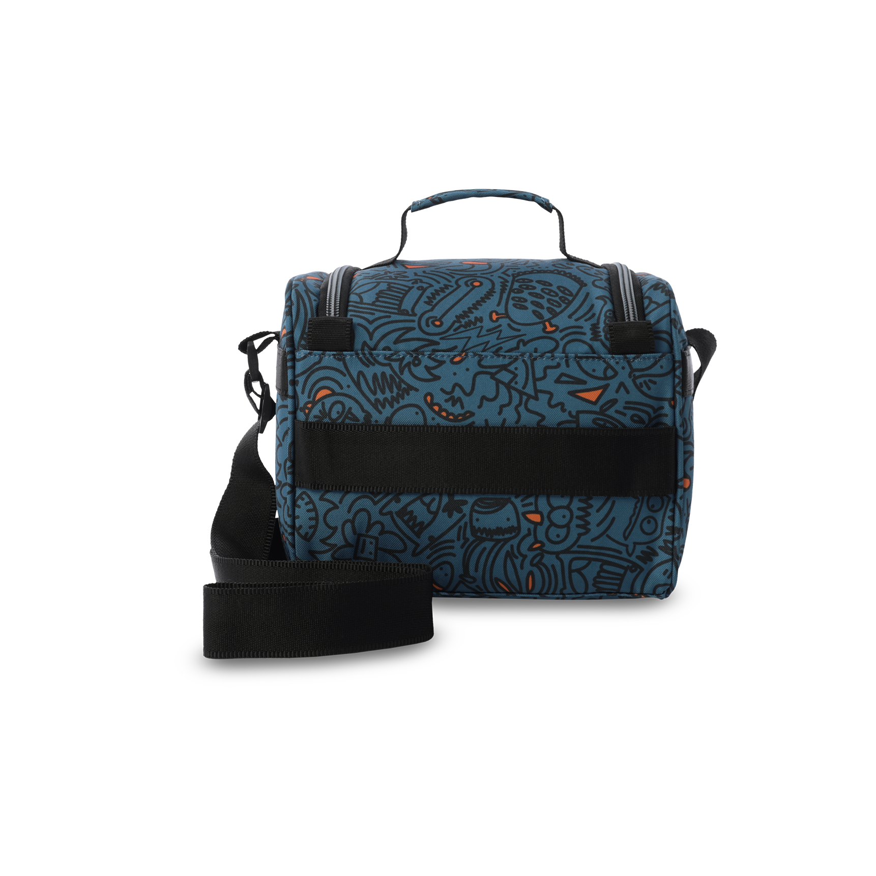 Lonchera Térmica Hombre Pizarra Mediana Azul Totto-2