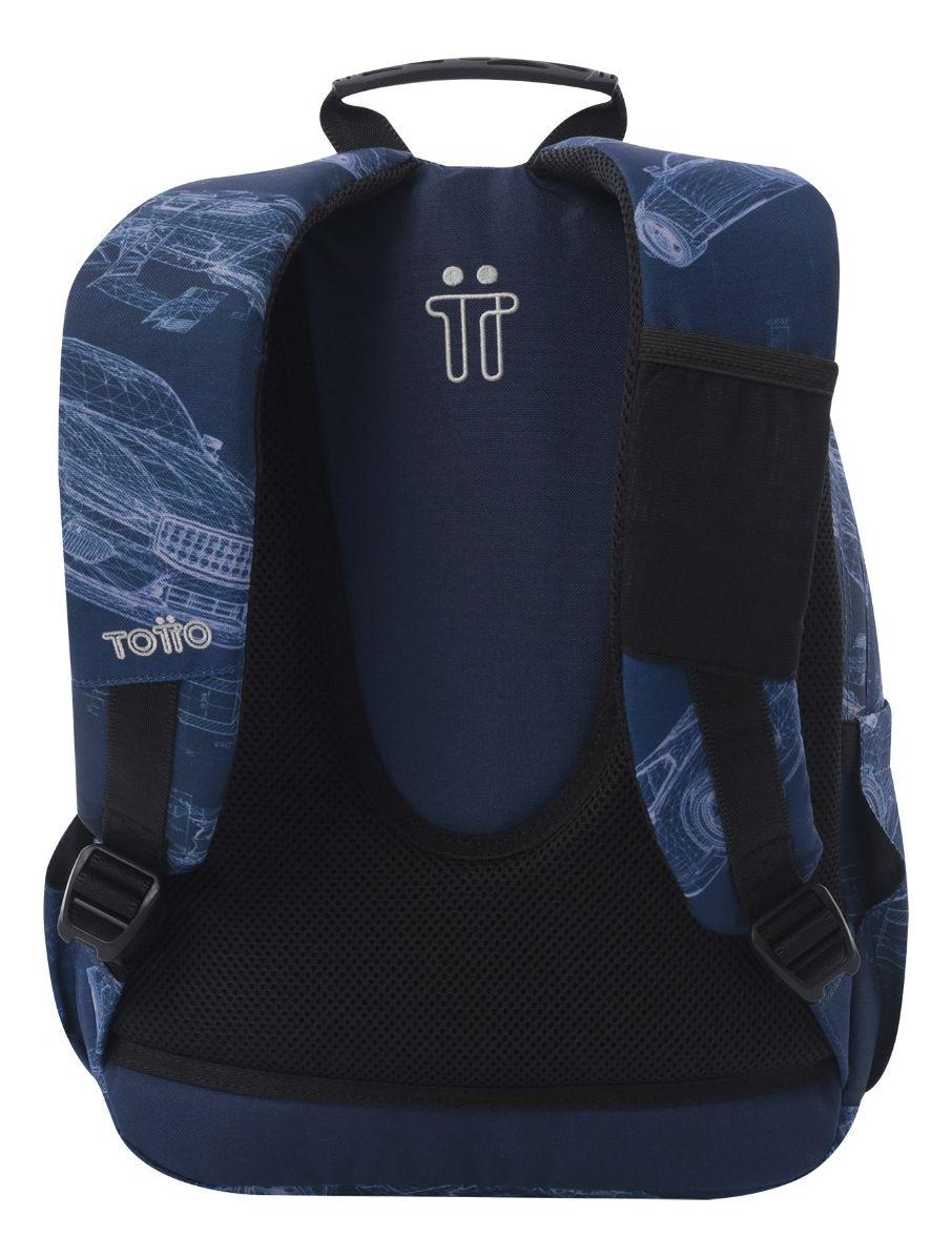 Mochila Urbana Notebook Escolar Totto Classic Gommas Niño-2