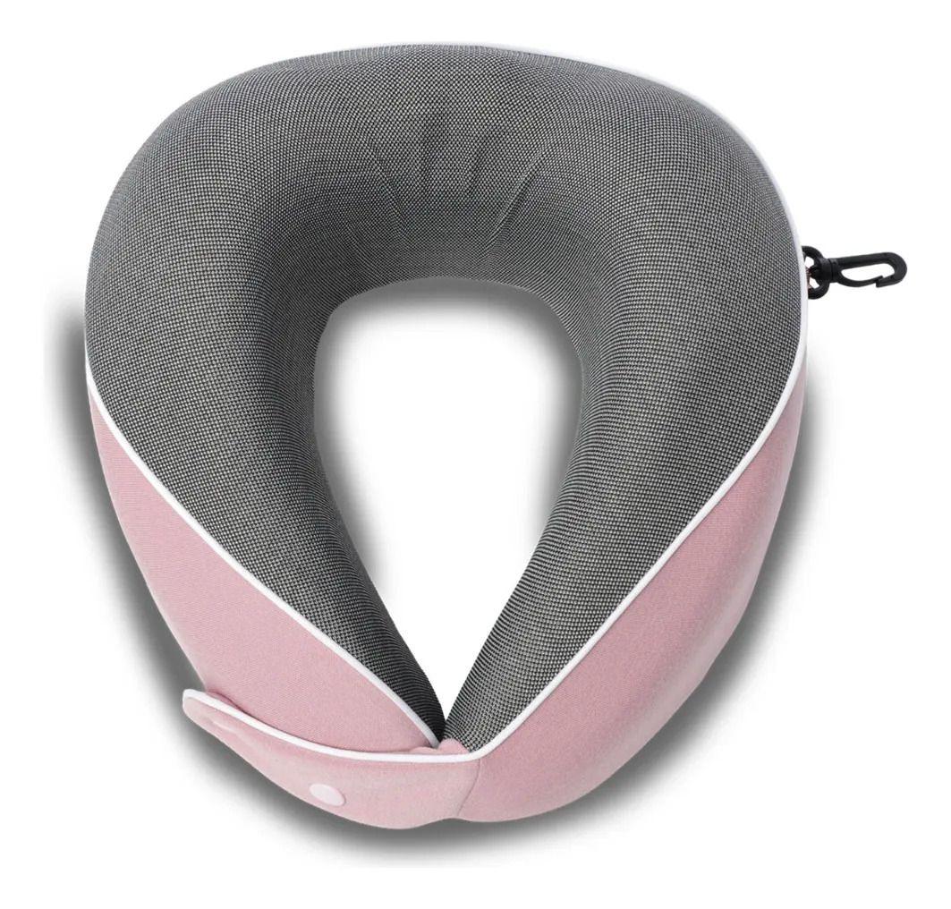 Almohada De Viaje Memory Foam Plane Color Rosado-0