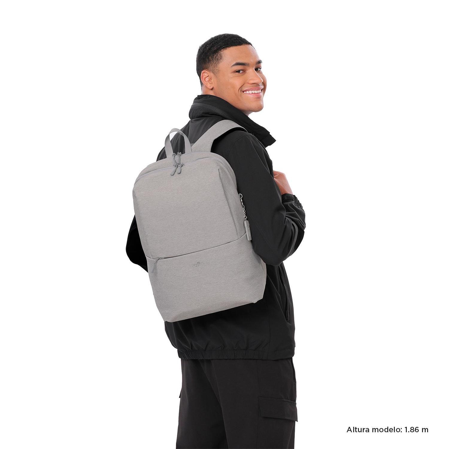 MochilaEjecutiva Notebook 16" Vania Gris Hombre-1