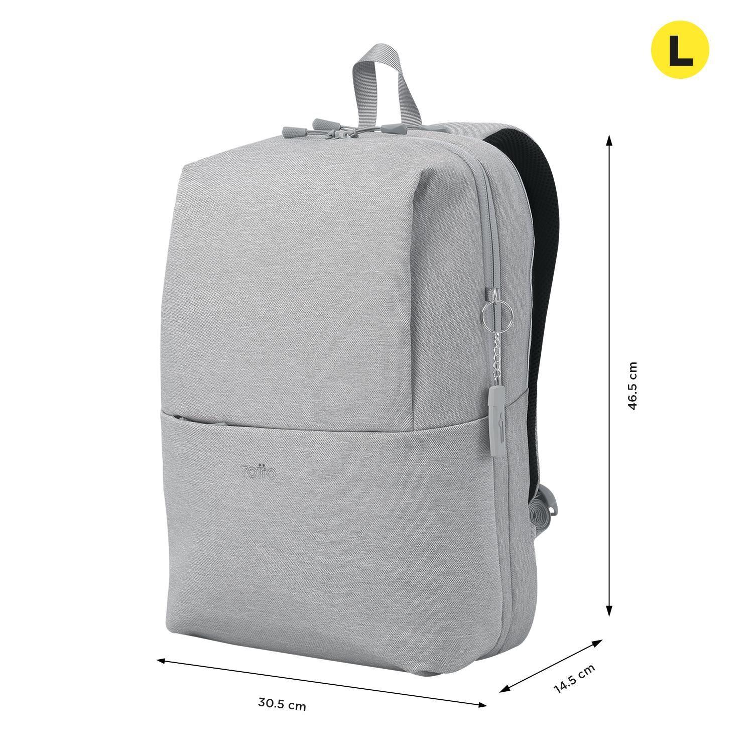 MochilaEjecutiva Notebook 16" Vania Gris Hombre-2