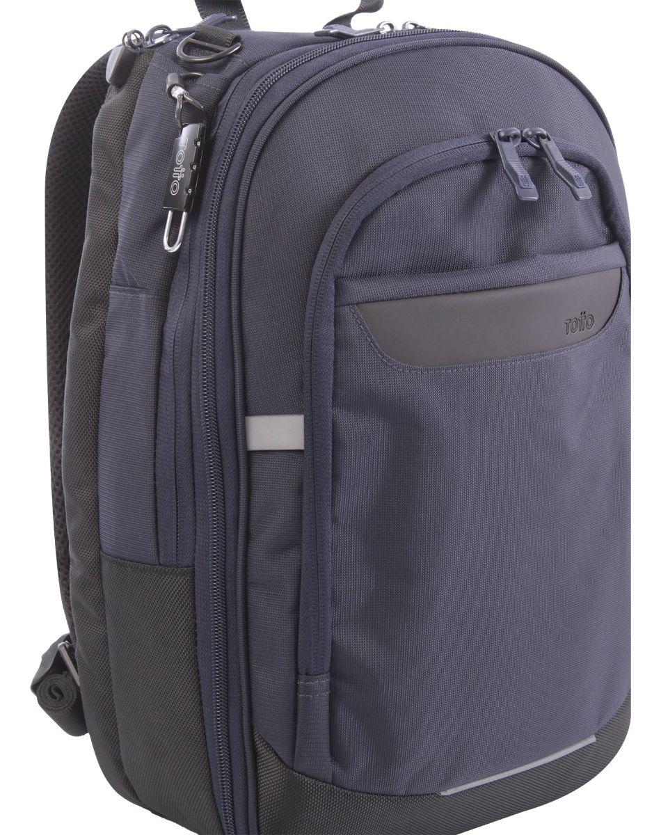 Mochila Ejecutiva Totto Notebook 15" Grande Hombre Synergic-3