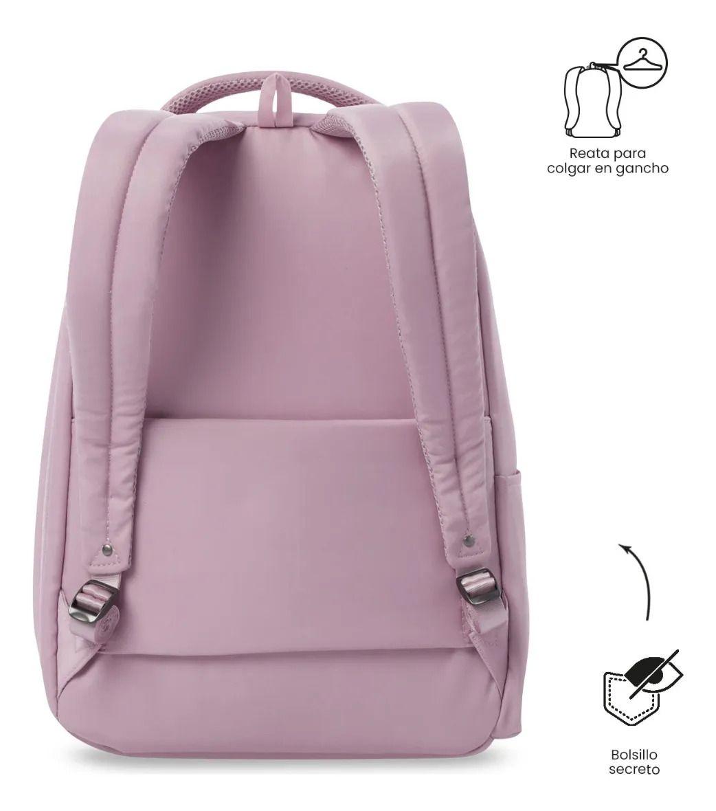 Mochila Para Oficina Pc 14  Adelaide 2 2.0 Mediano Rosado-3