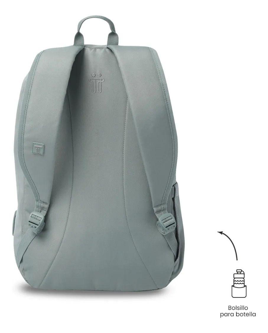 Mochila Universitario Dragonar Porta Pc 15  Verde Mujer-3