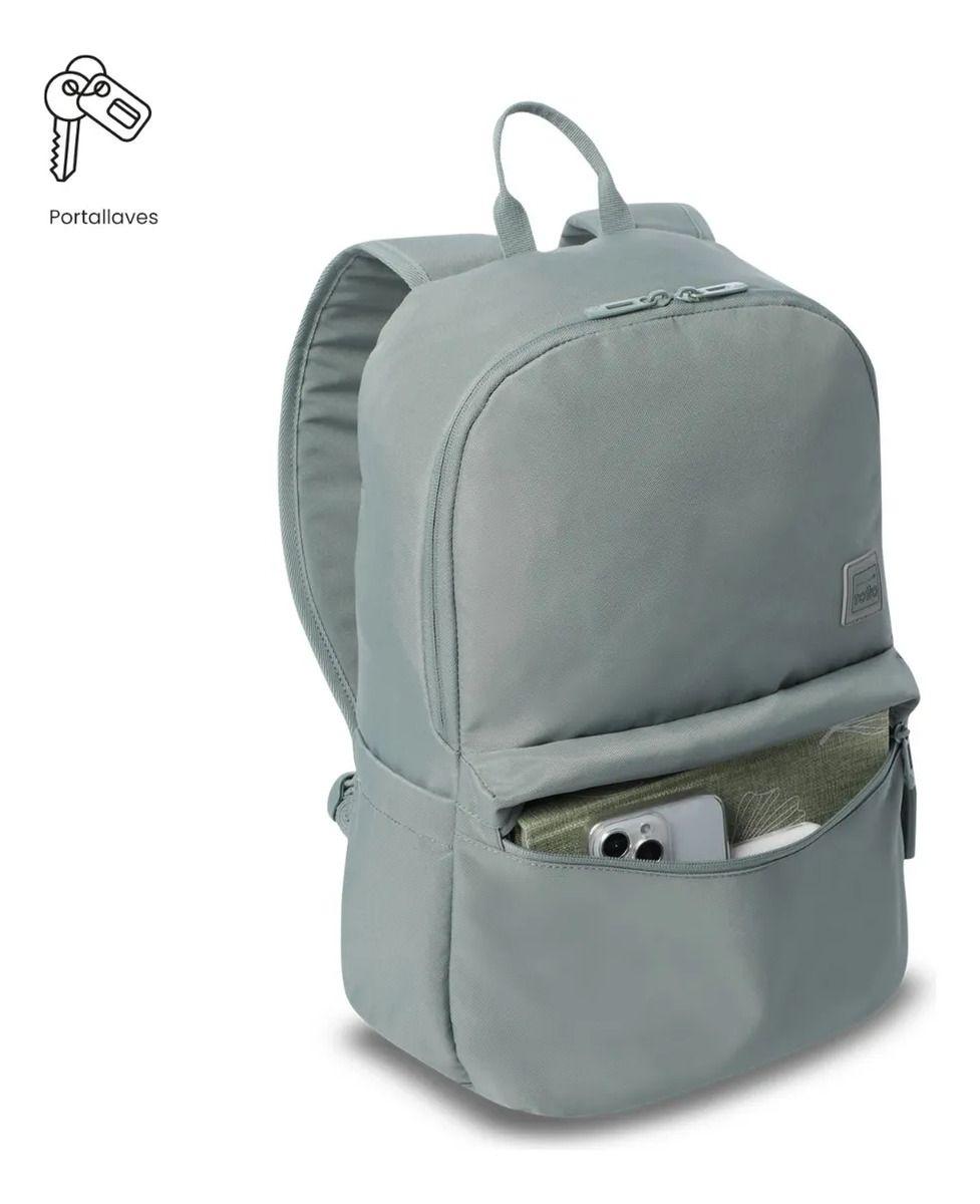 Mochila Universitario Dragonar Porta Pc 15  Verde Mujer-5