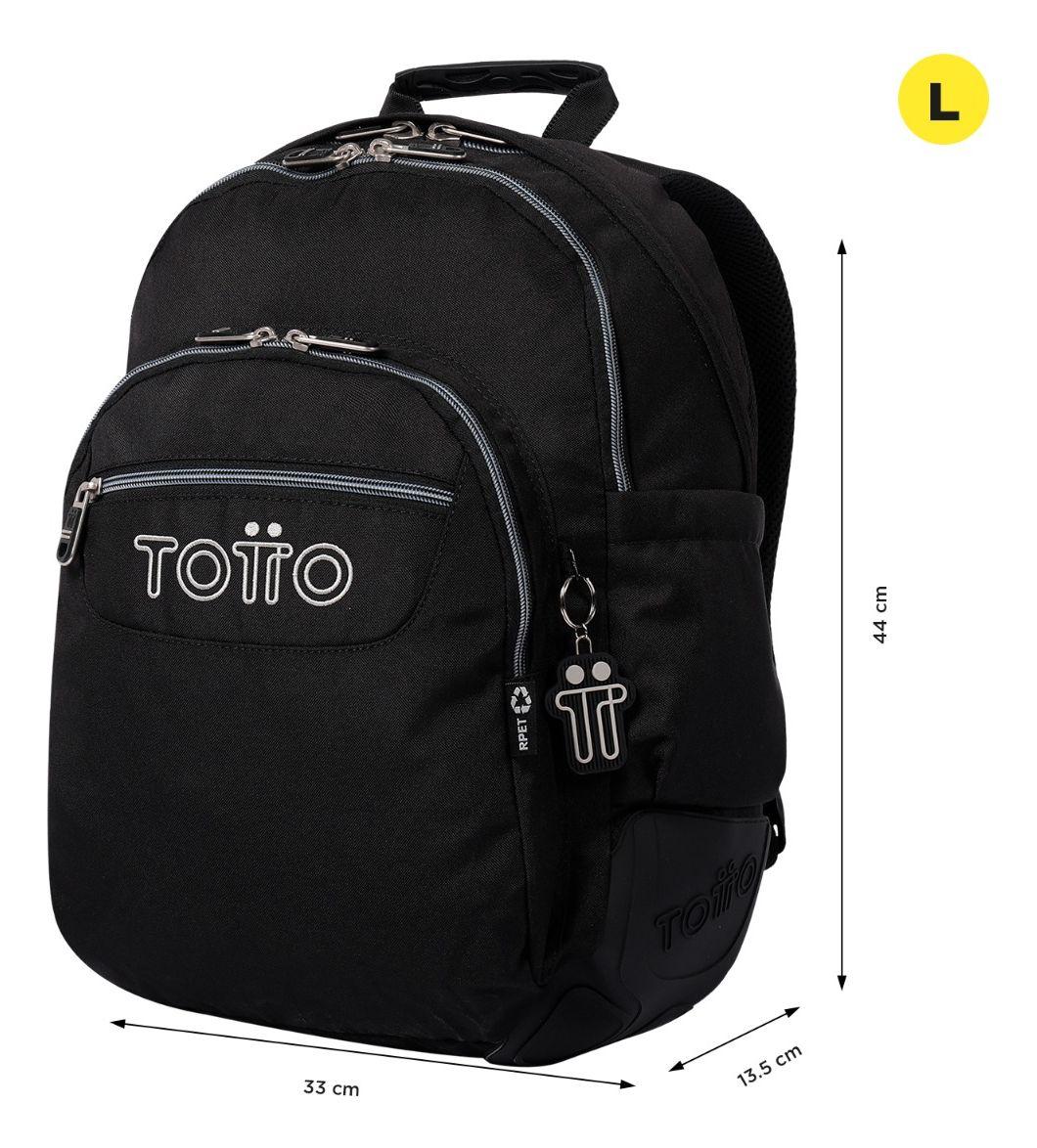 Totto Mochila Escolar Impermeable Rpet Niño Juvenil Eco002-2