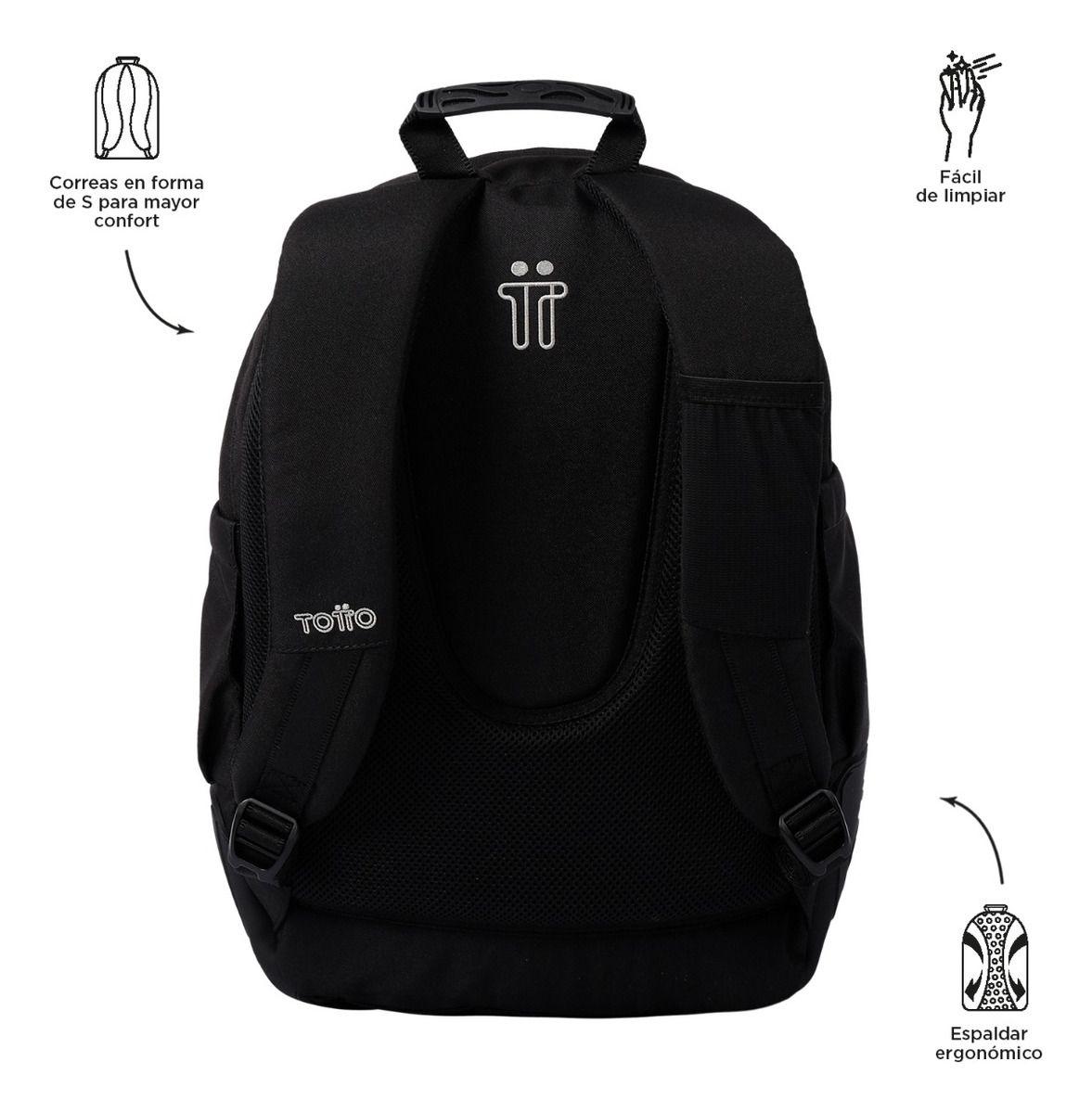 Totto Mochila Escolar Impermeable Rpet Niño Juvenil Eco002-3