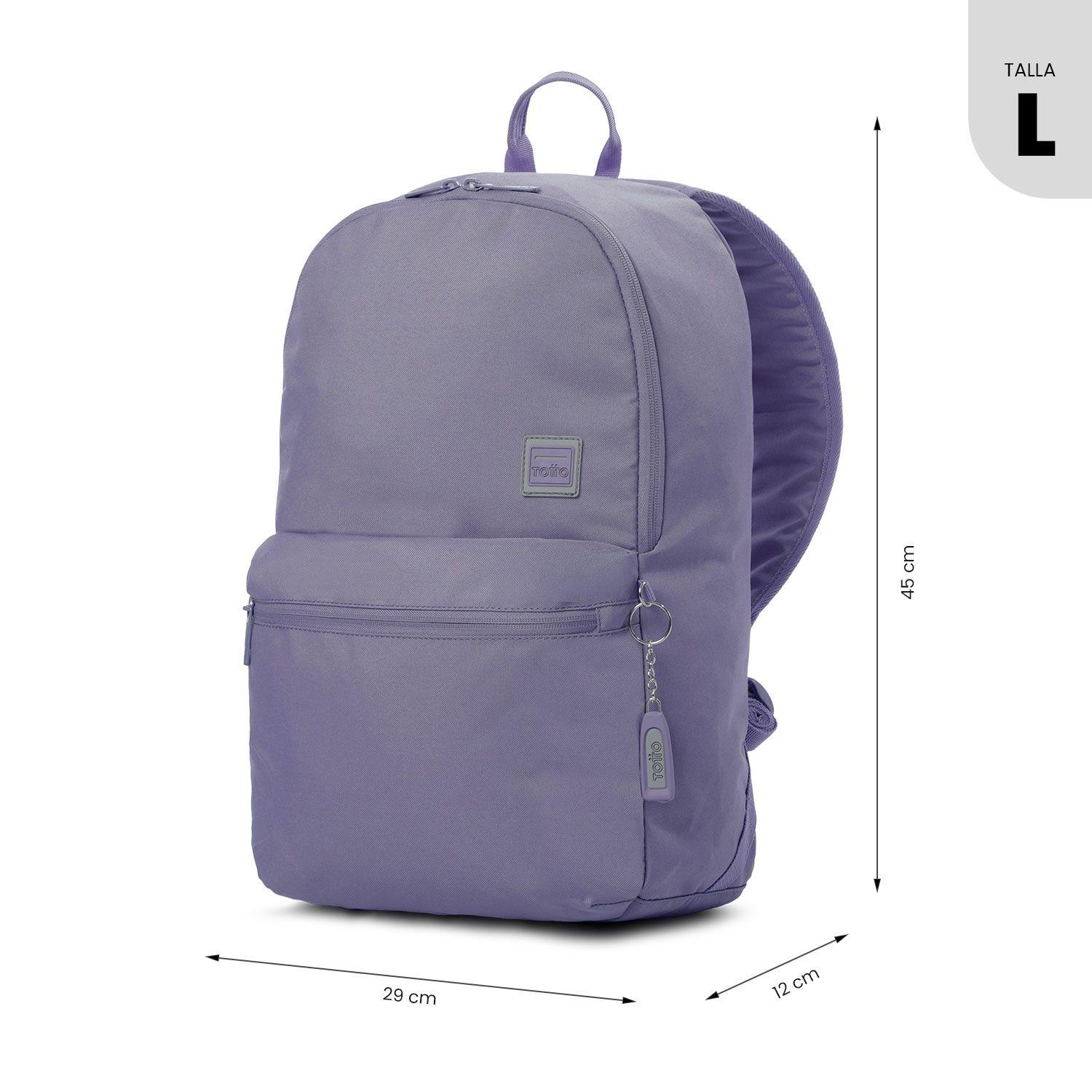 Mochila Universitaria Dragonar Porta Notebook 15" Morada-2