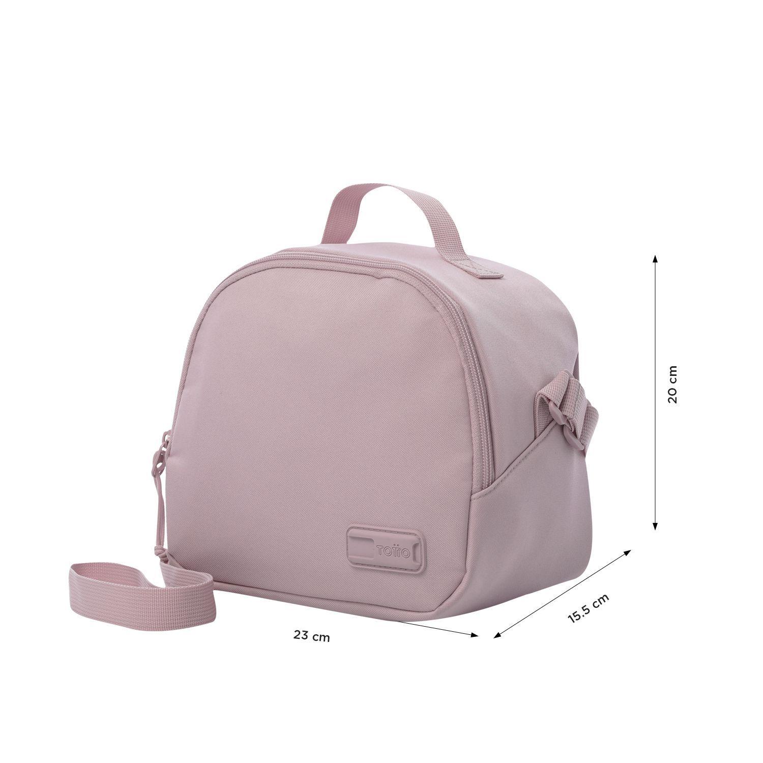 Pack Escolar X 3 + Lonchera + Estuche Yuno Mochila 14" Rosado Para Mujer Totto-5