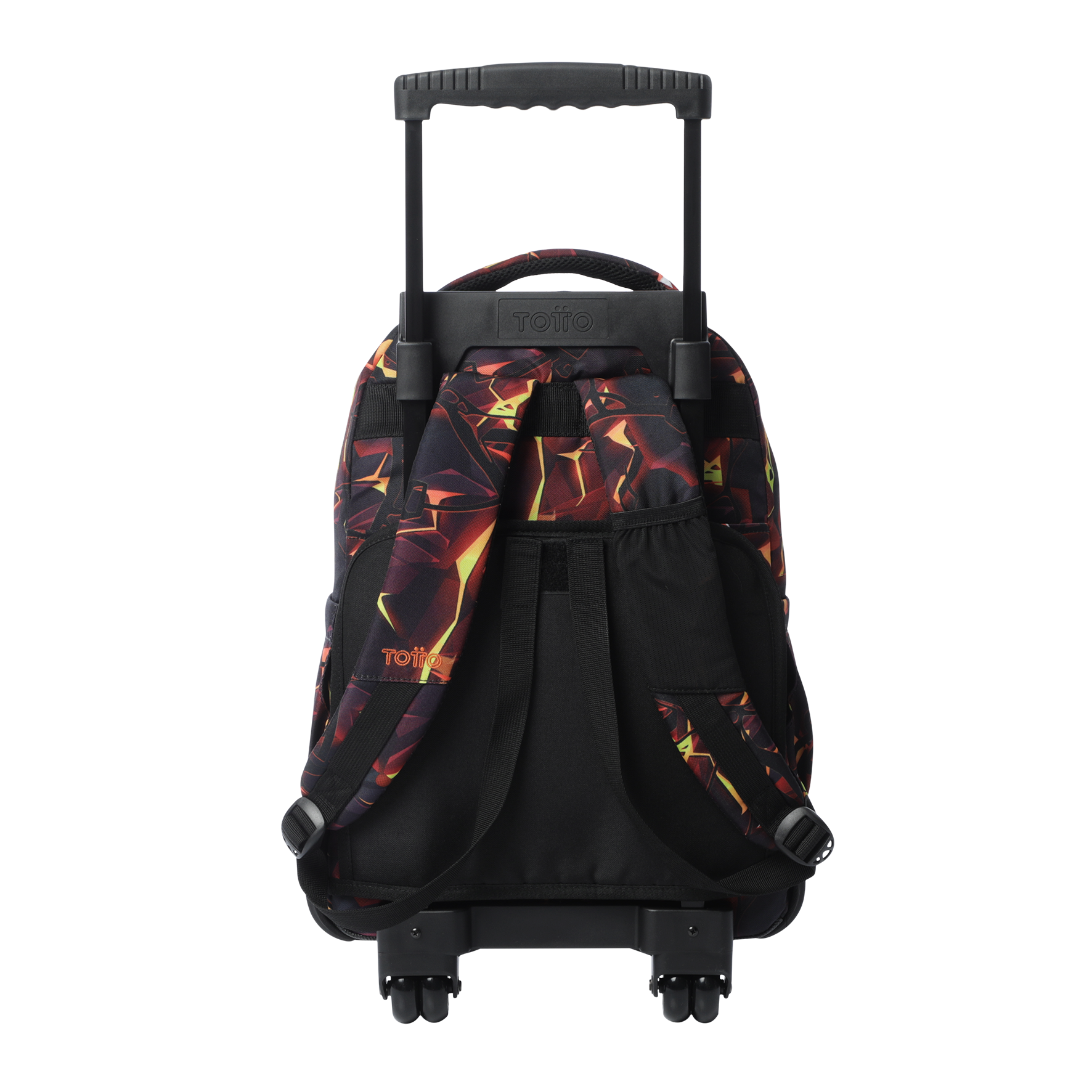 Mochila Escolar Ruedas Niño Notebook 15.4"  Renglon Gris 1 Totto-4