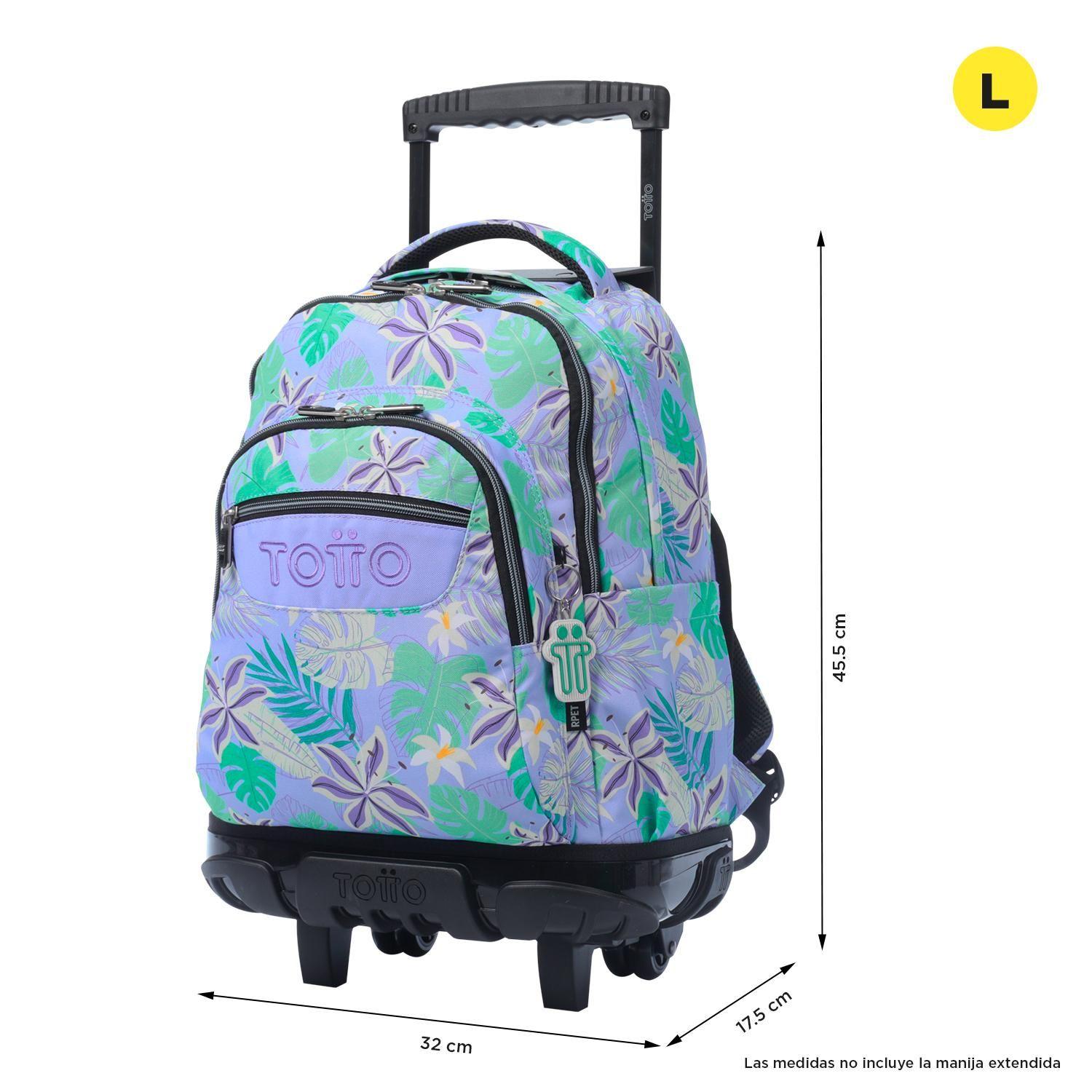 Mochila con Ruedas Niña Renglon Morado-2