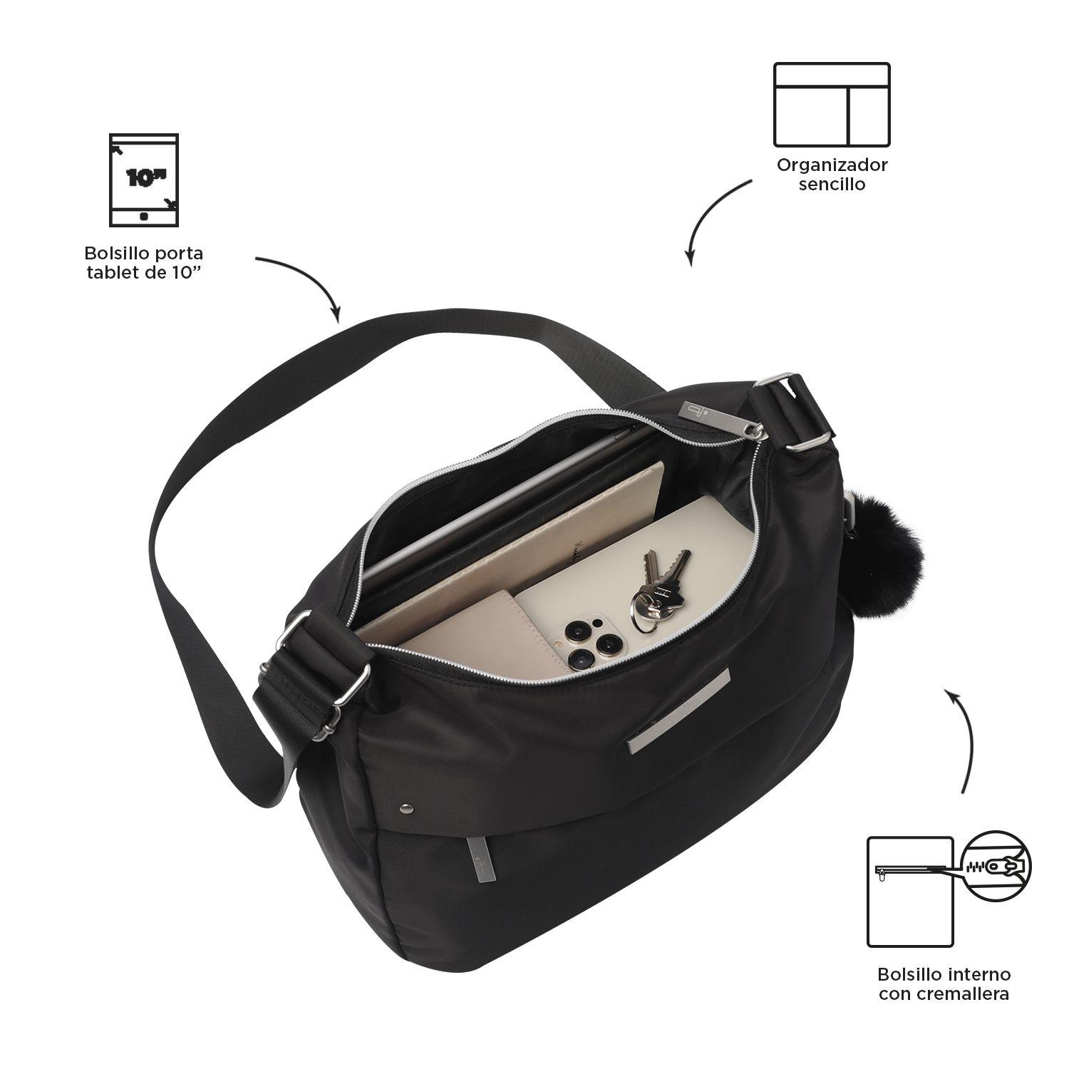 Cartera para Mujer Porta Tableta 10" Adelaide 1 2.0 Negro-4