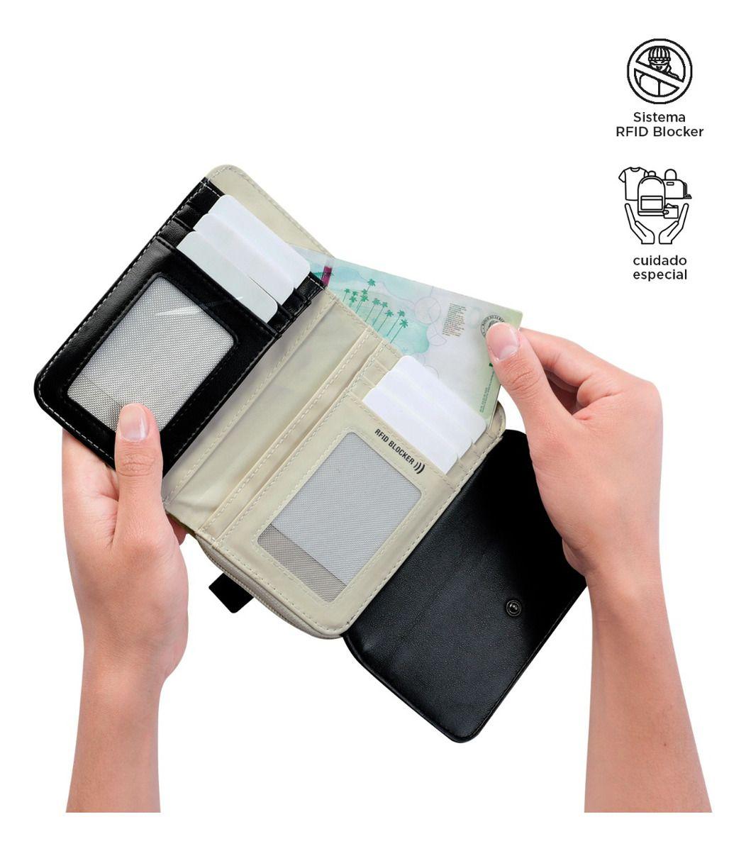 Billetera Rfid Block Totto Mujer Organizador Tarjeta STY24241-2