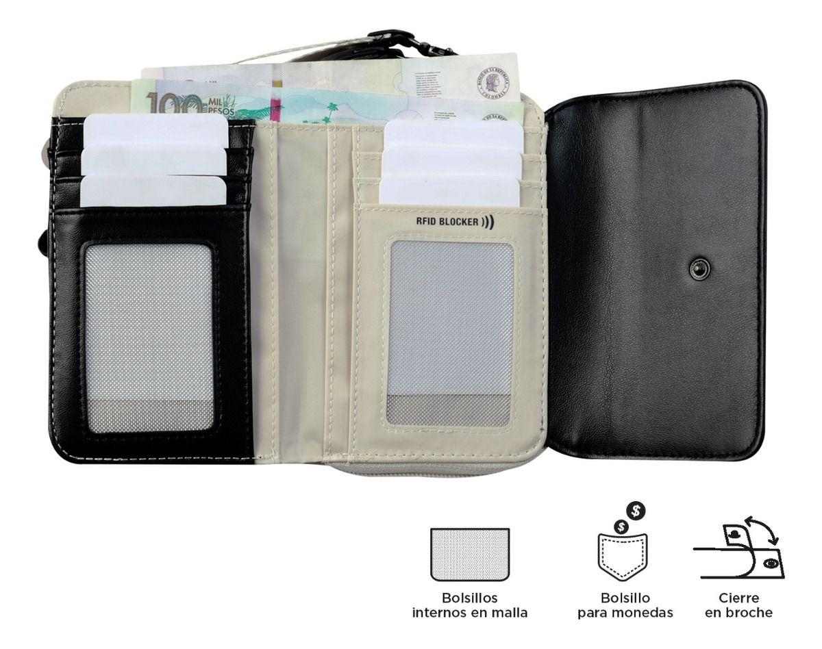 Billetera Rfid Block Totto Mujer Organizador Tarjeta STY24241-3