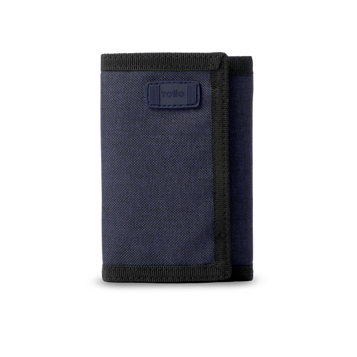 Billetera Hombre Riva Pequeña con RFID Blocker Azul -0