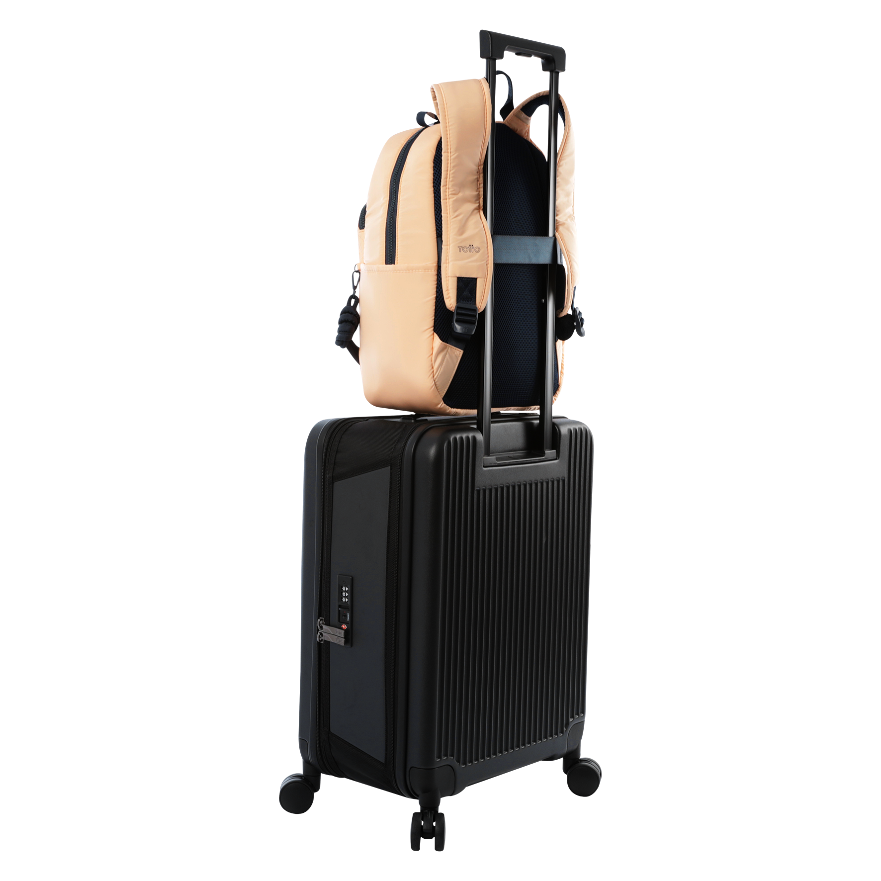 Mochila Notebook 15.4" Arlyn M Durazno Mujer Totto-3