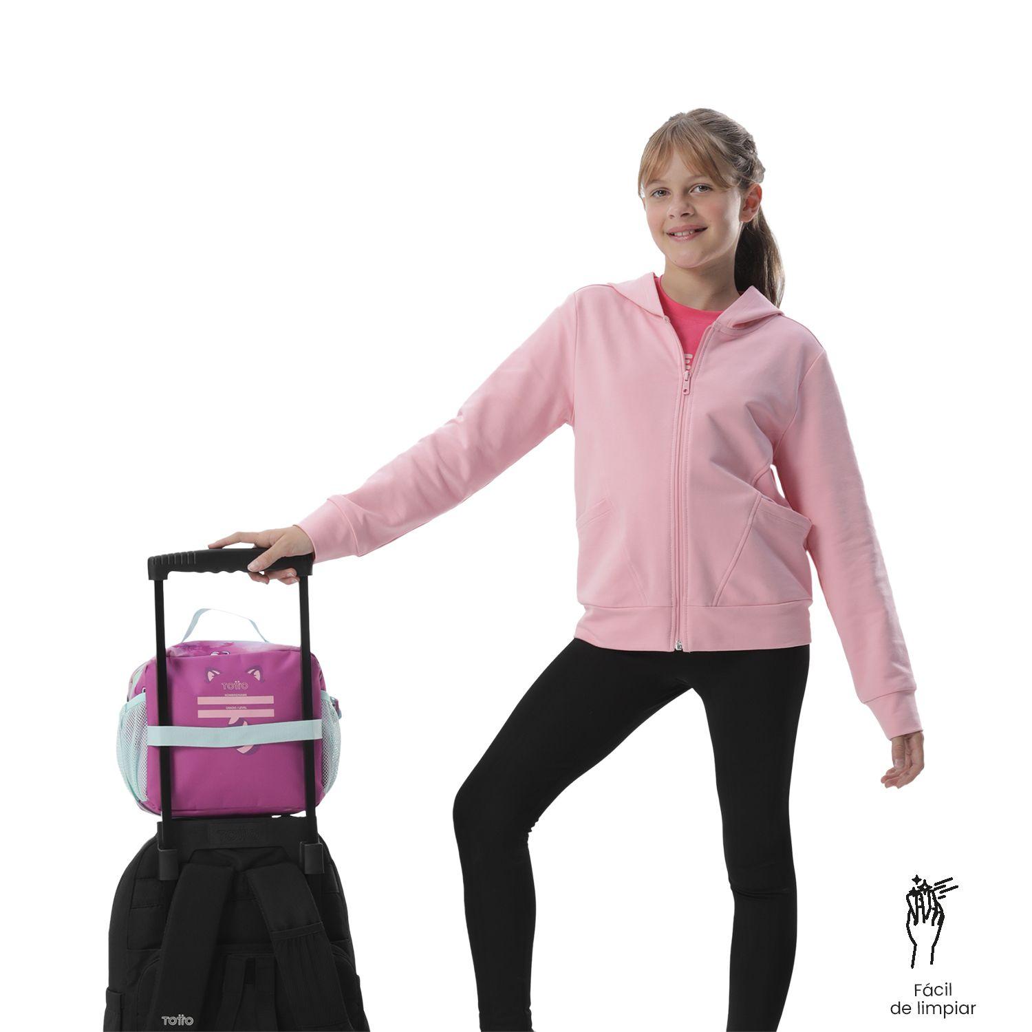 Lonchera Térmica para Niña Bambú Grande Morada-5