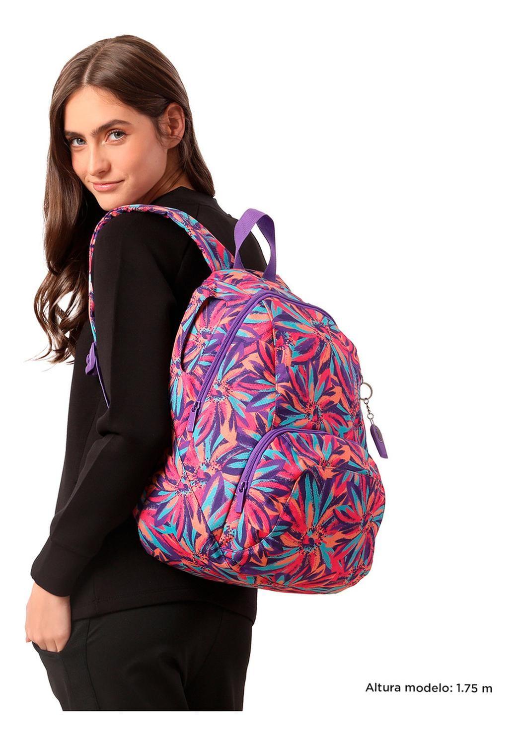 Mochila Mujer Totto Gammatto Morado Brune-1