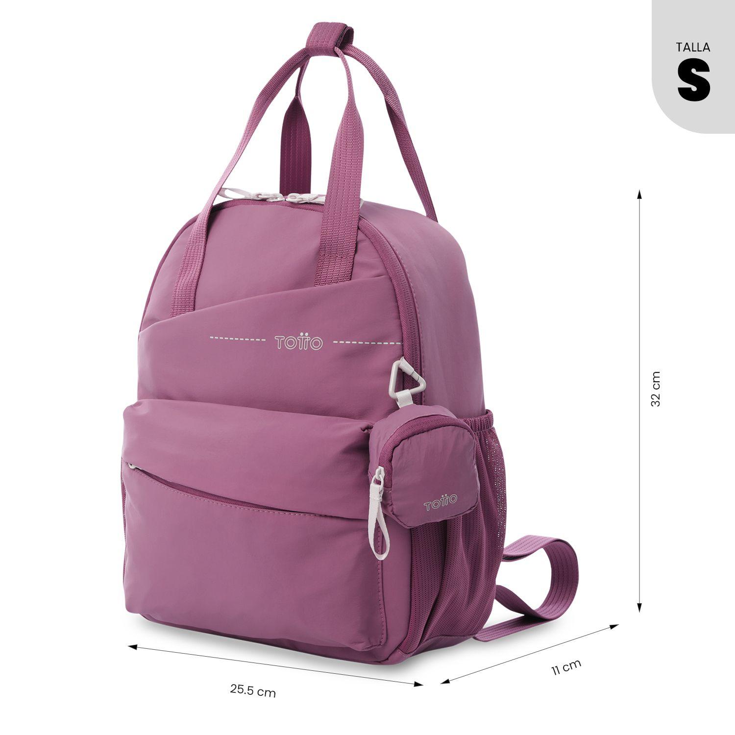 Mochila Universitaria Suzuka Rosada Mujer Totto-2